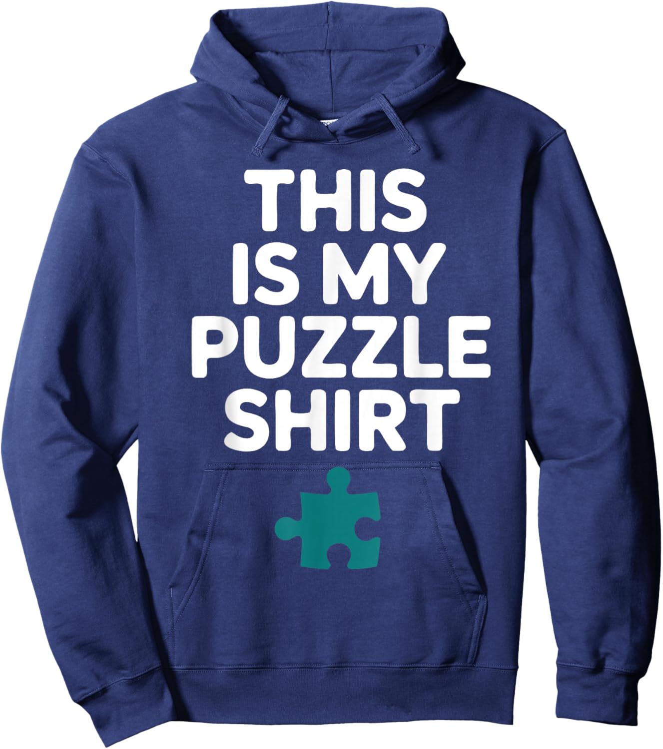 Funny Jigsaw Puzzle Enthusiast My Puzzle Hoodie - Hoodie | Navy