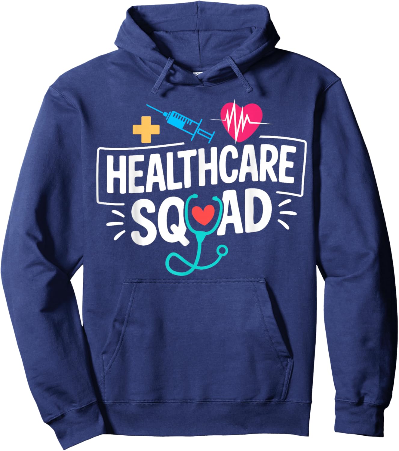 Cute Healthcare Squad Hoodie - Hoodie | Navy