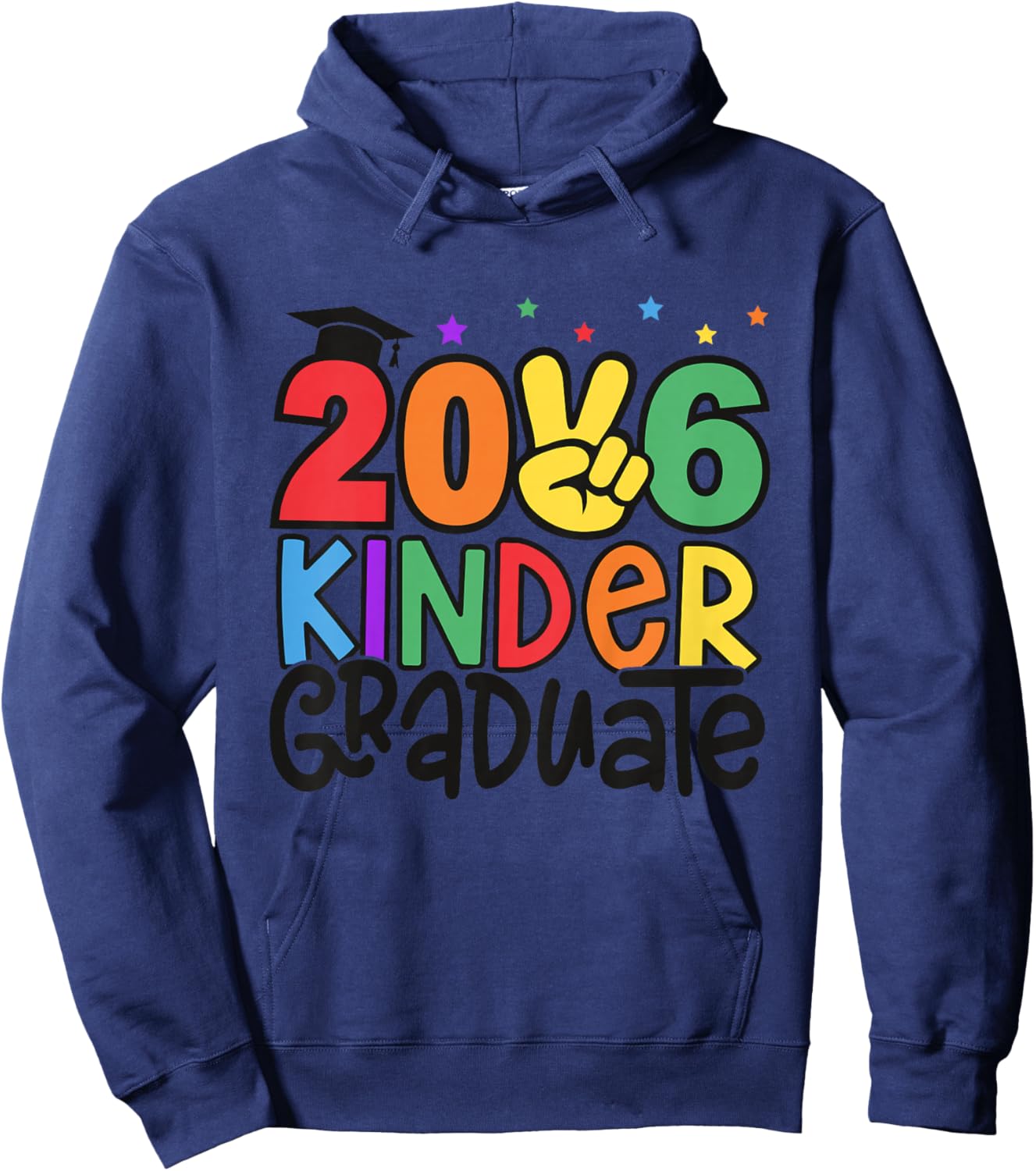 Kindergarten Graduate 2026 Graduation Class of 2026 Kids Hoodie - Hoodie | Navy