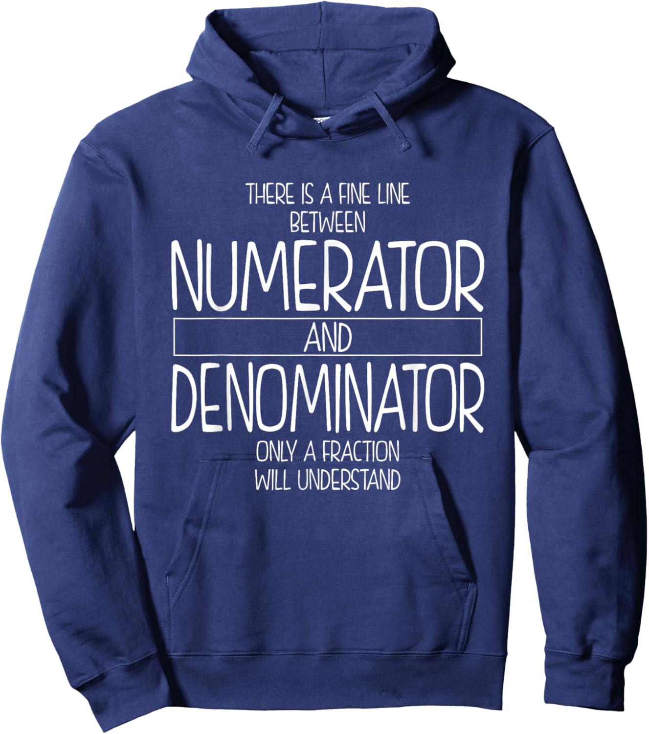 Funny Math Teacher Joke Math Geek Pun Men Women Hoodie - Hoodie | Navy
