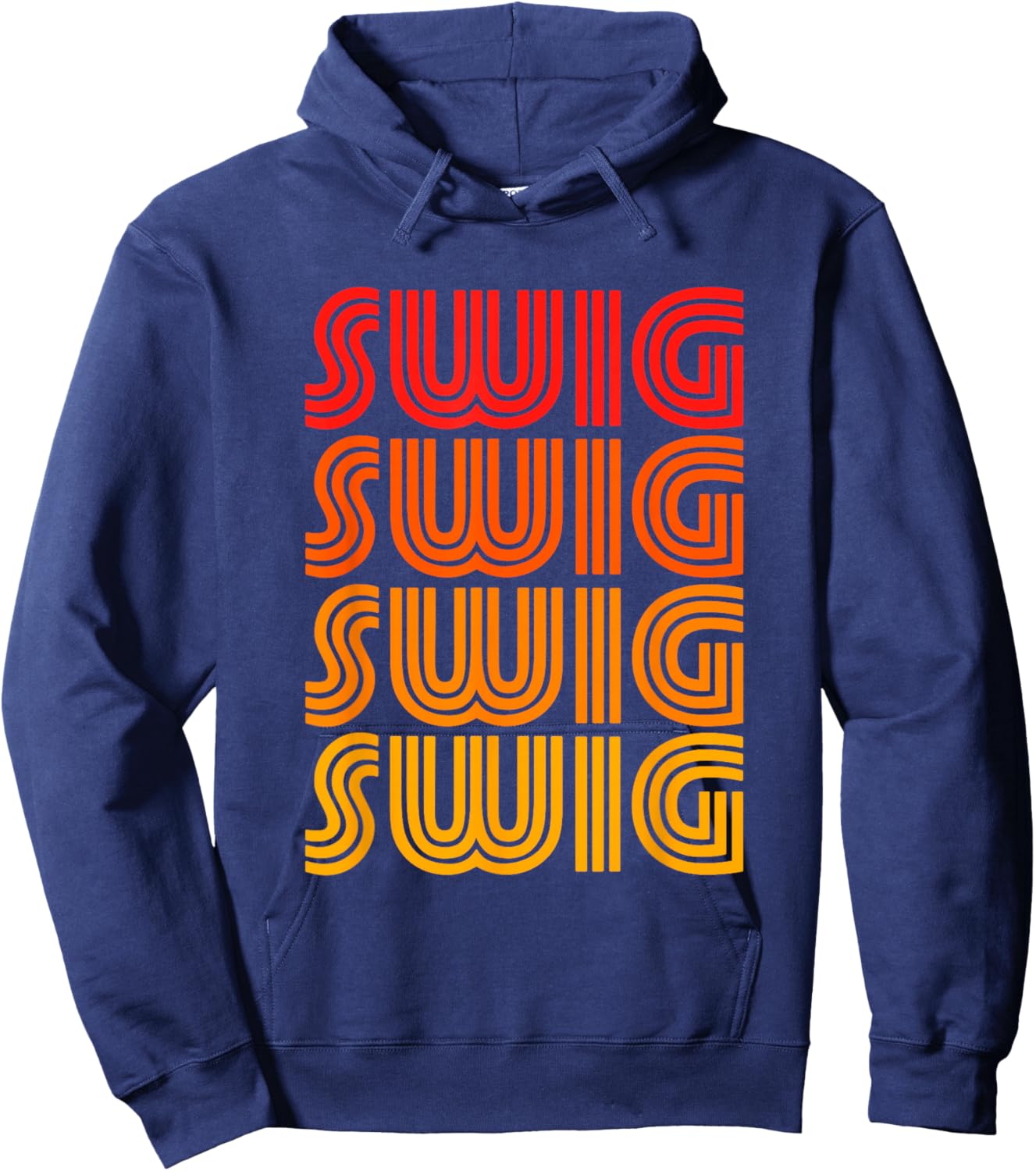 Swig Heart Funny Cute Favorite Word Sip Drink Beverage Fan Hoodie - Hoodie | Navy