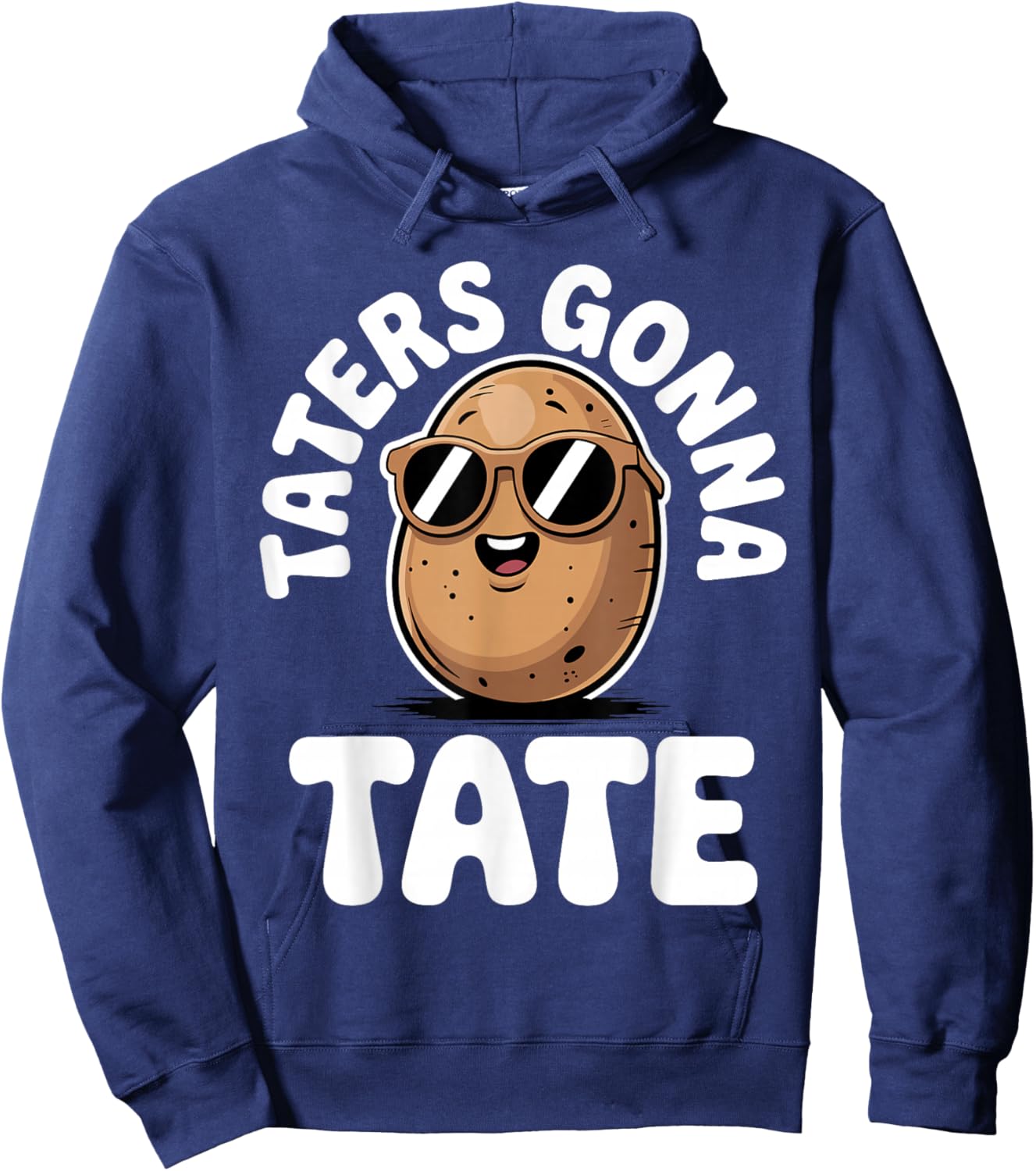 Potato Novelty Women Adult Potato Gag Potato Lovers Hoodie - Hoodie | Navy