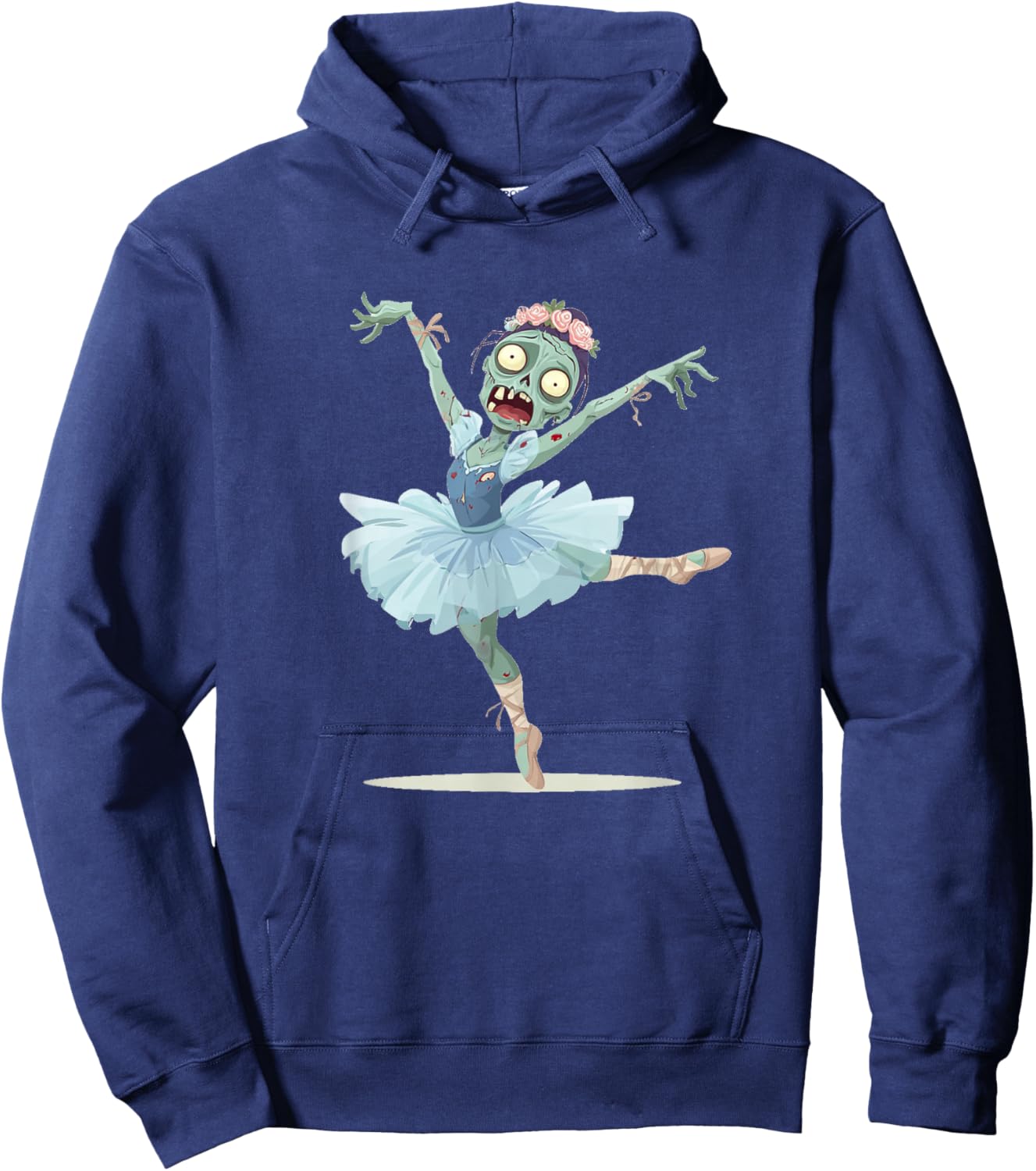 Pretty Ballerina Zombie Costume Hoodie - Hoodie | Navy
