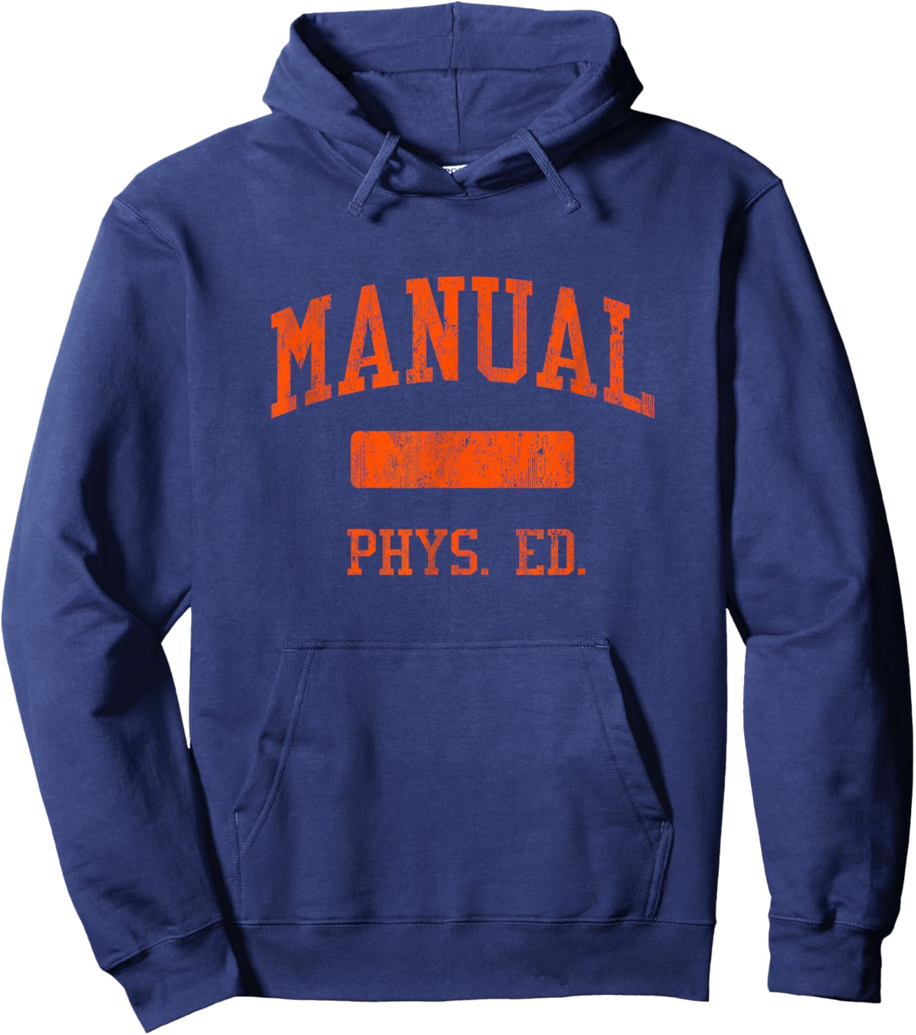 Manual High School HS Peoria IL PHYS Ed Hoodie - Hoodie | Navy
