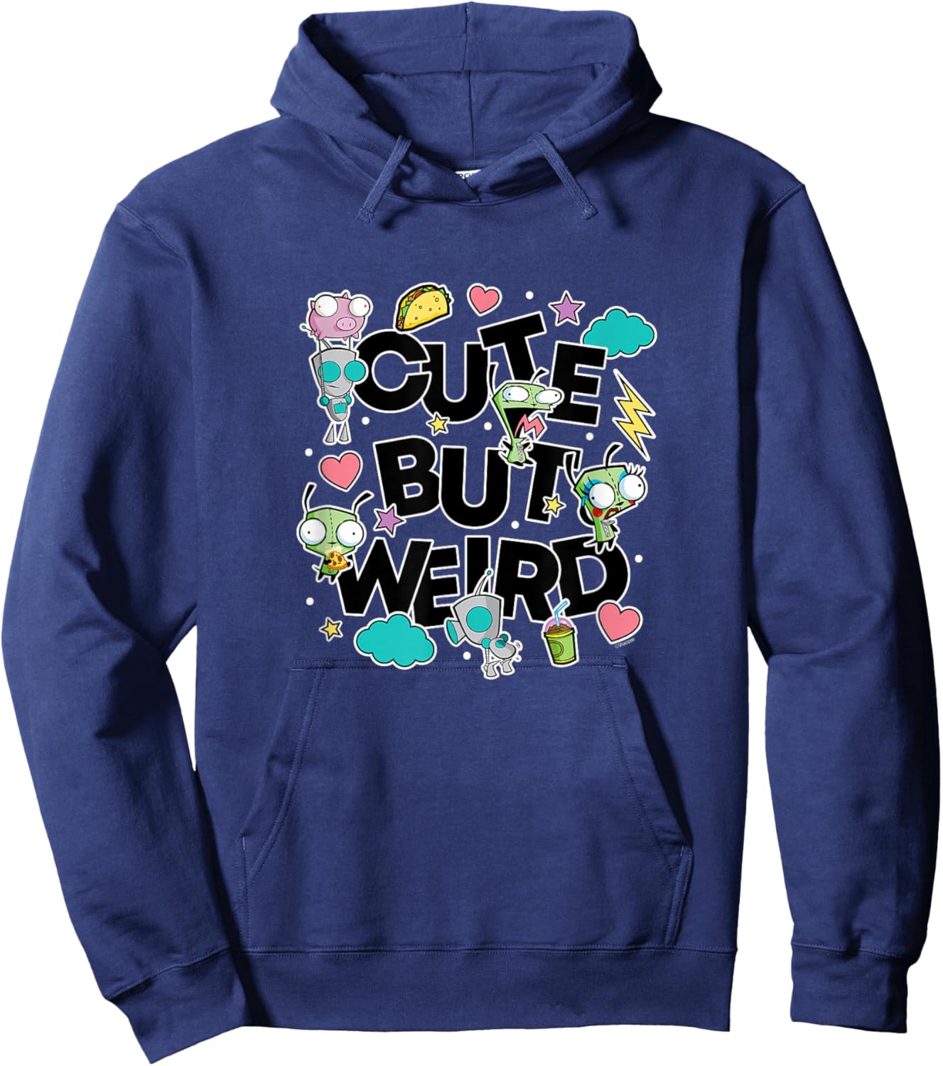 Invader Zim - Gir - Cute But Weird Hoodie - Hoodie | Navy