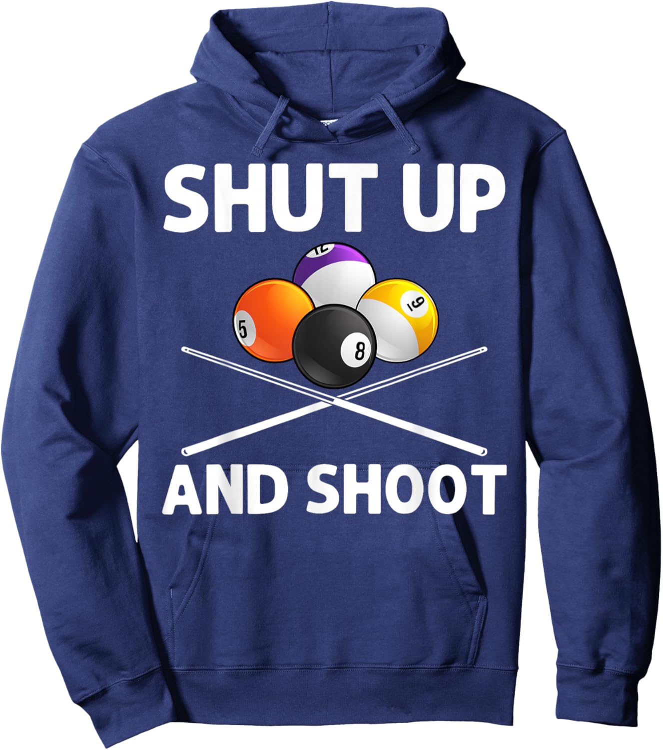 Funny Billiards Art Women Billiard Lover Pool Player Hoodie - Hoodie | Navy