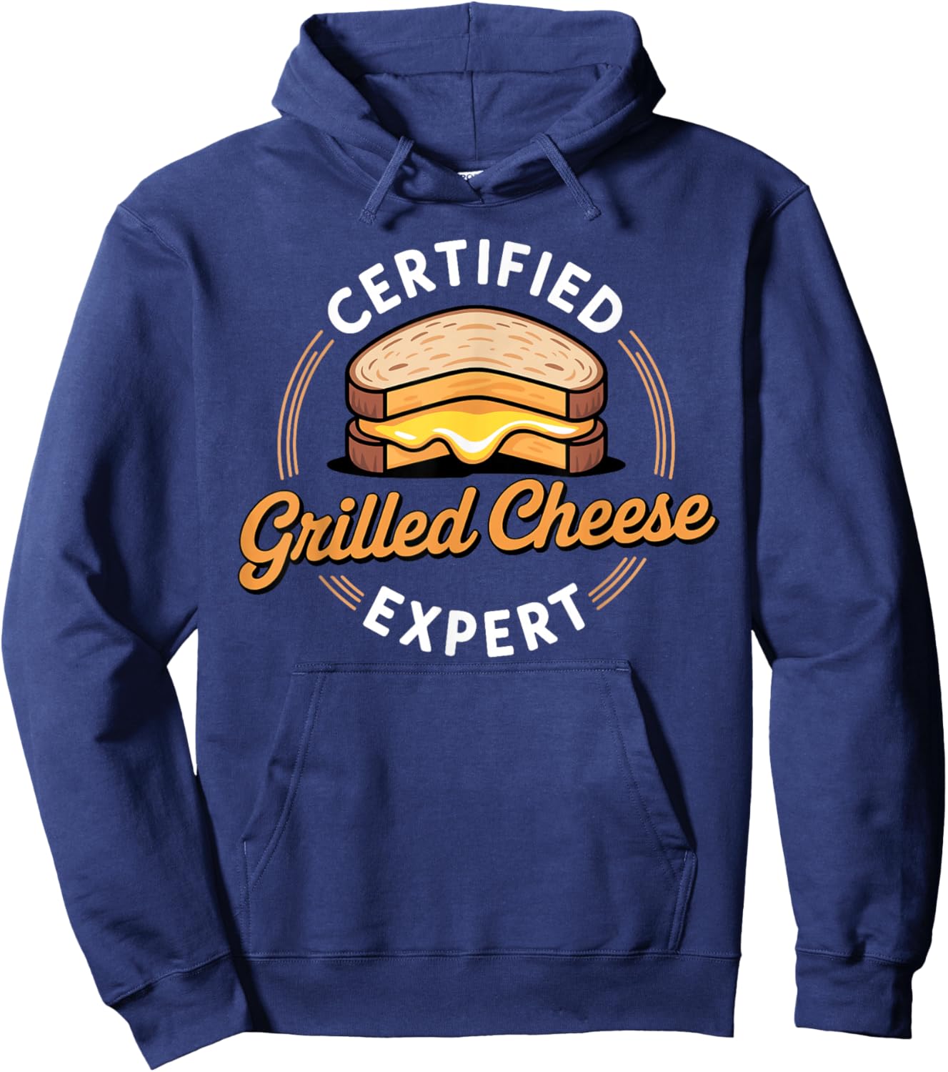 Funny Grilled Cheese Art Women Grilled Cheese Lover Hoodie - Hoodie | Navy