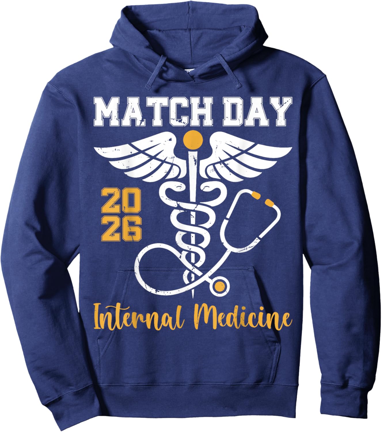 Match Day 2026 Internal Medicine Medical School Residency Hoodie - Hoodie | Navy