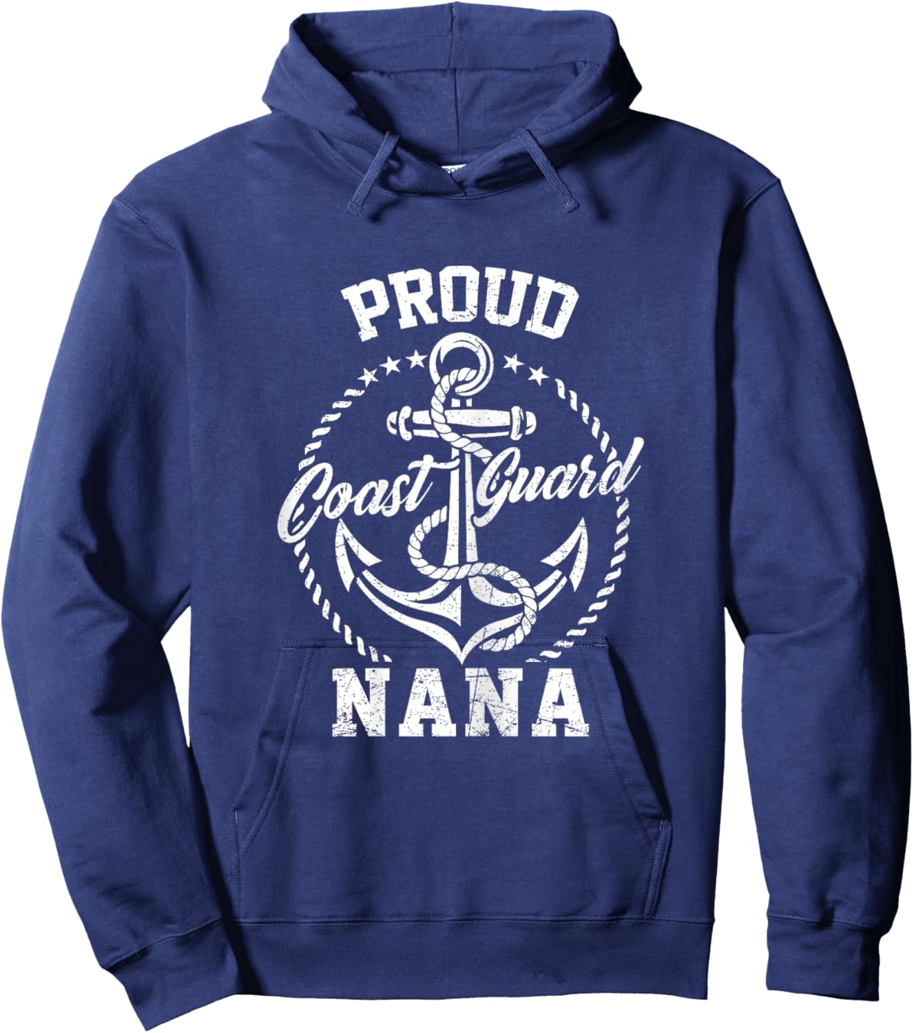 Proud Coast Guard Nana USCG Coastie Family Matching Hoodie - Hoodie | Navy