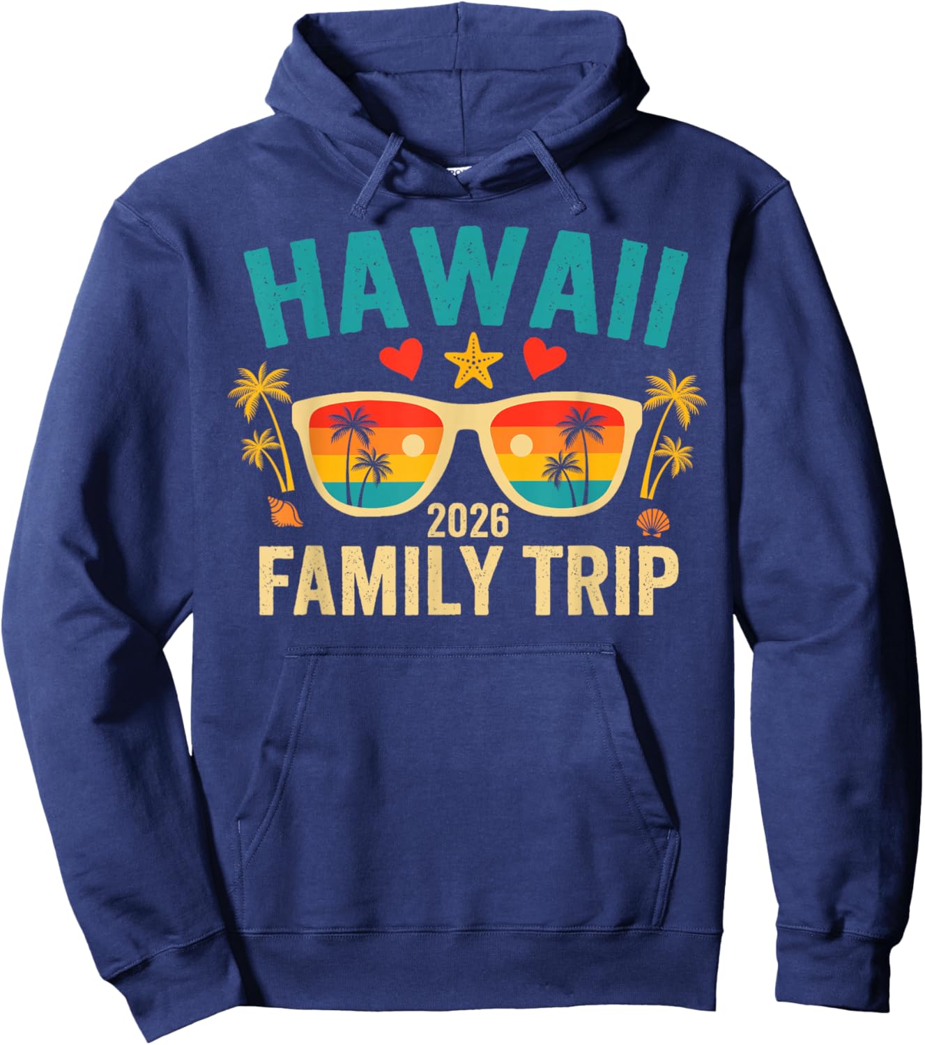 Hawaii Family Trip 2026 Vacation Hawaii Family Travel Hoodie - Hoodie | Navy