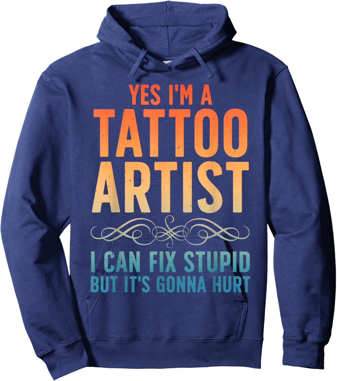 Funny Tattoo Artist Art Women Tattooer Tattoo Artist Hoodie - Hoodie | Navy