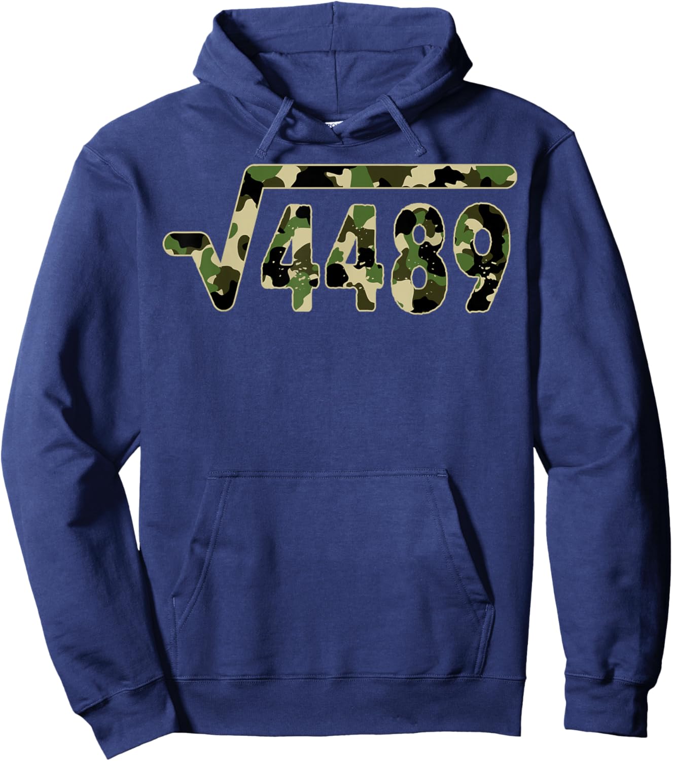 6 7 Army Pattern Meme Square Root 4489 Slang Math Teacher Hoodie - Hoodie | Navy