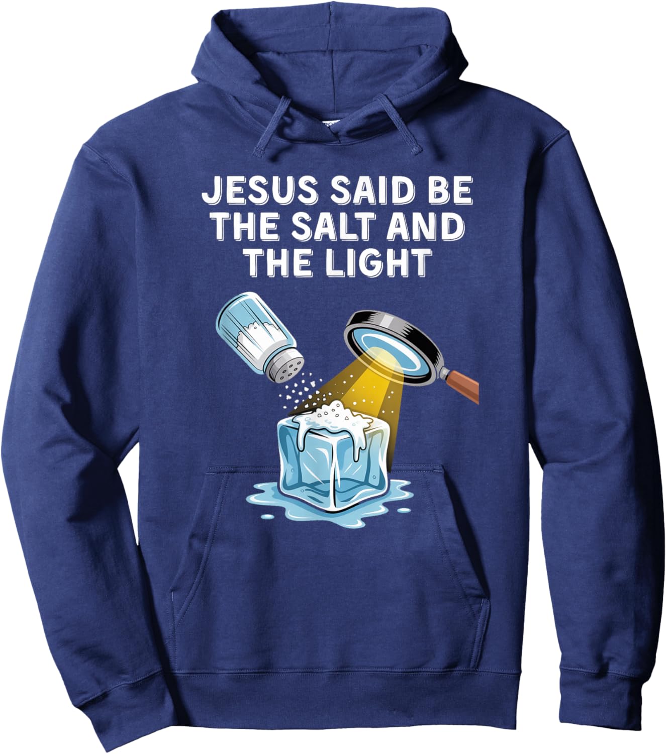 Christian Anti Ice Protest Shirt Be The Salt and The Light Hoodie - Hoodie | Navy