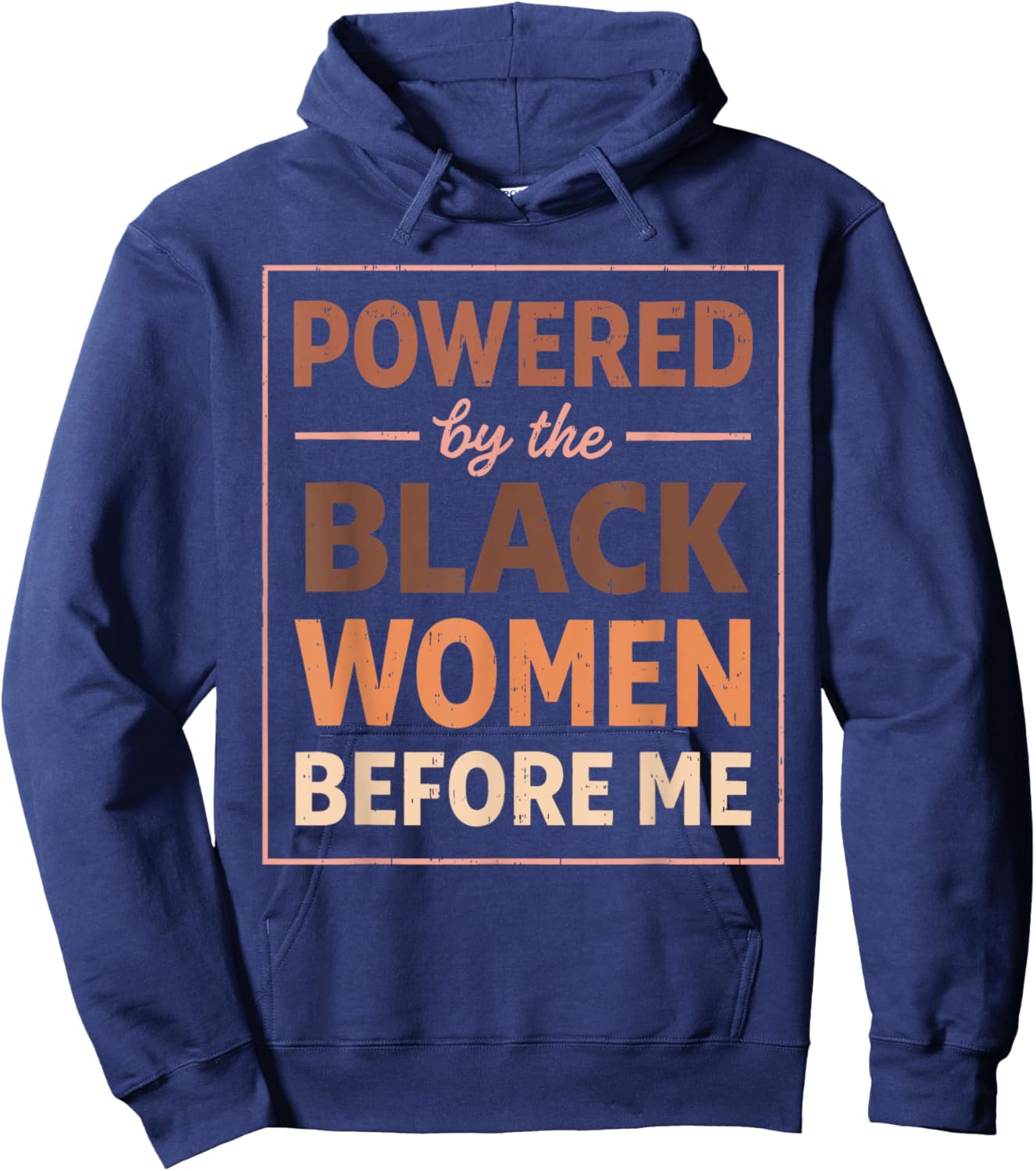 Black History Month Shirt Women Afro Black Women African Hoodie - Hoodie | Navy