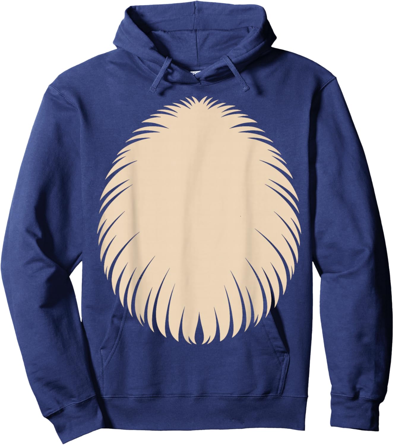 Deer Shirt Adult Kids Men Women Reindeer Belly Costume Hoodie - Hoodie | Navy