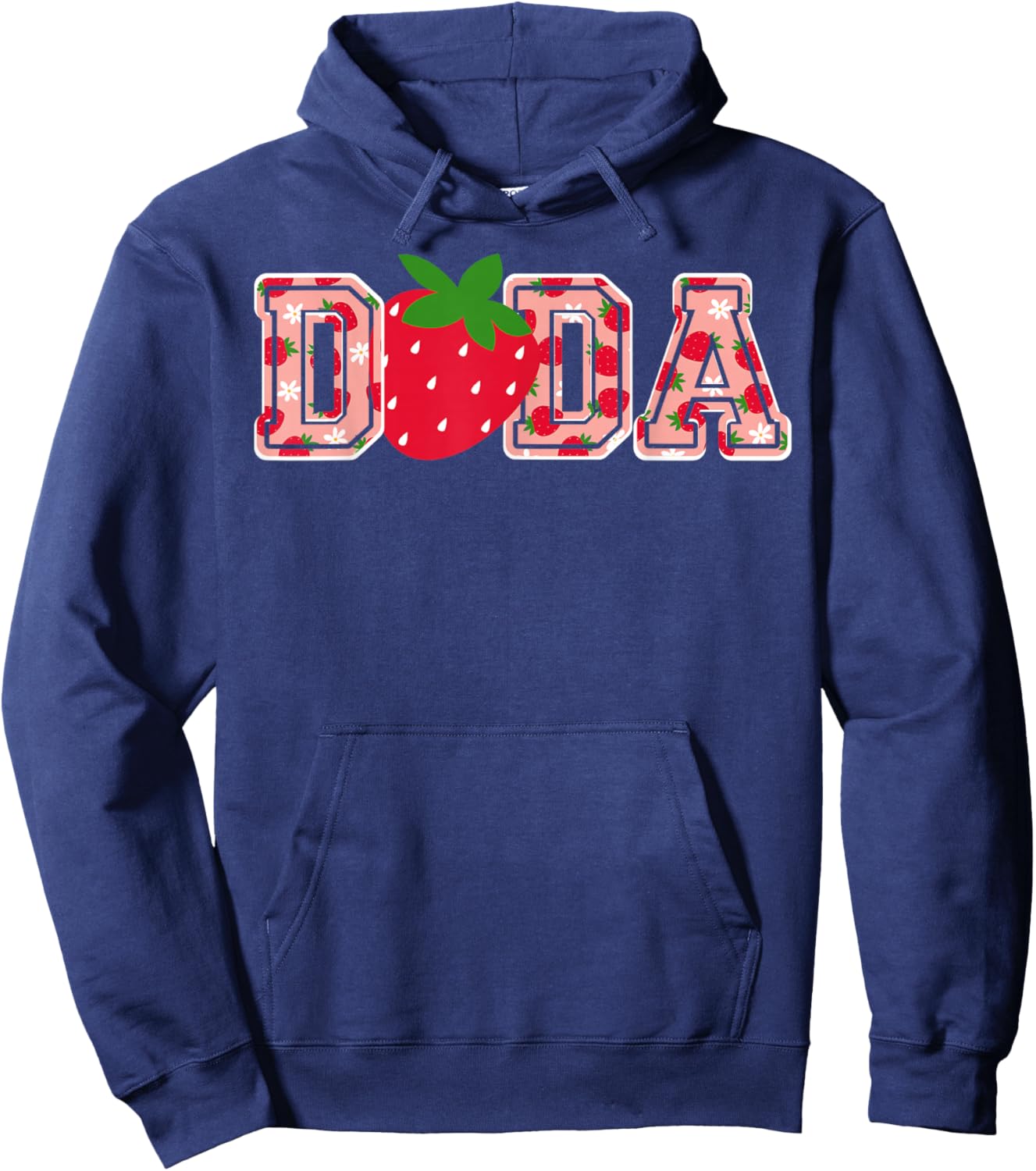 Dada Strawberry Birthday Hoodie - Hoodie | Navy