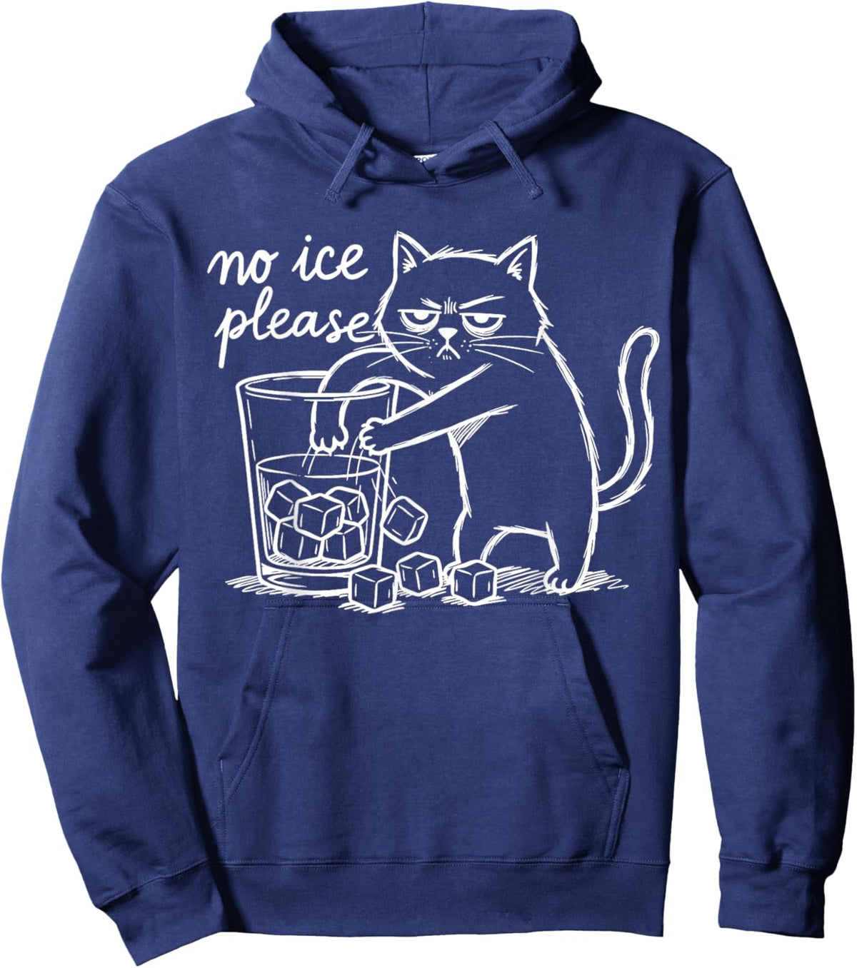 T-Shirt Hoodie - Hoodie | Navy