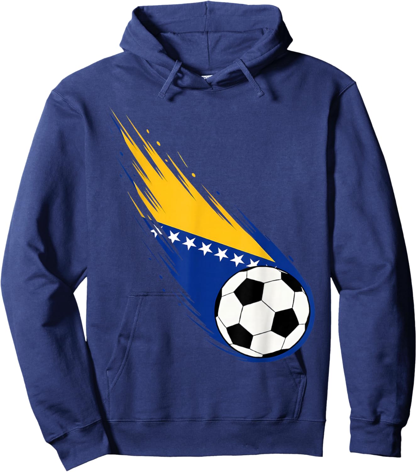 Bosnia and Herzegovina Flag Graphic Bosna Pride Heritage Hoodie - Hoodie | Navy