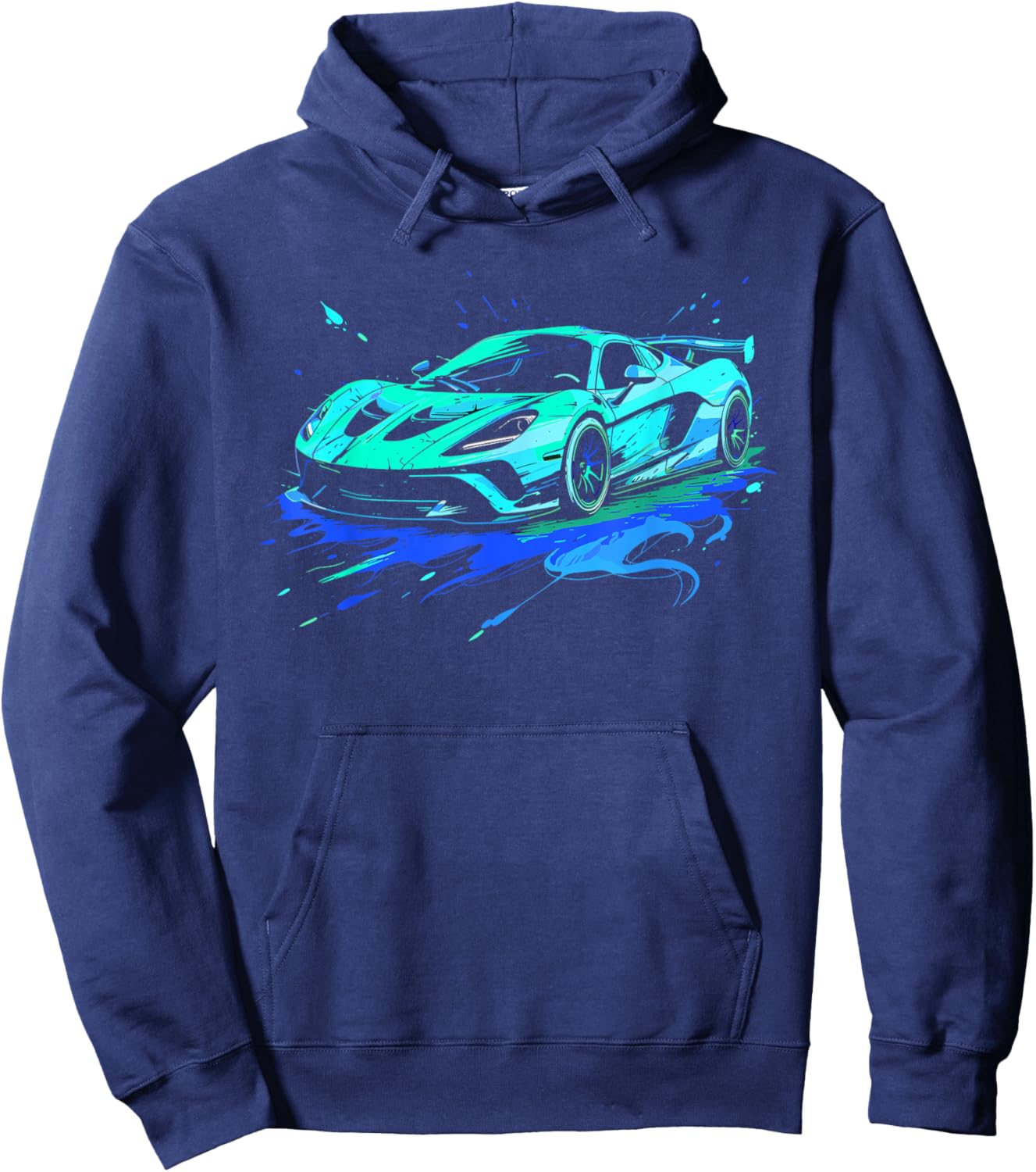 Supercar Sports Car Hoodie - Hoodie | Navy