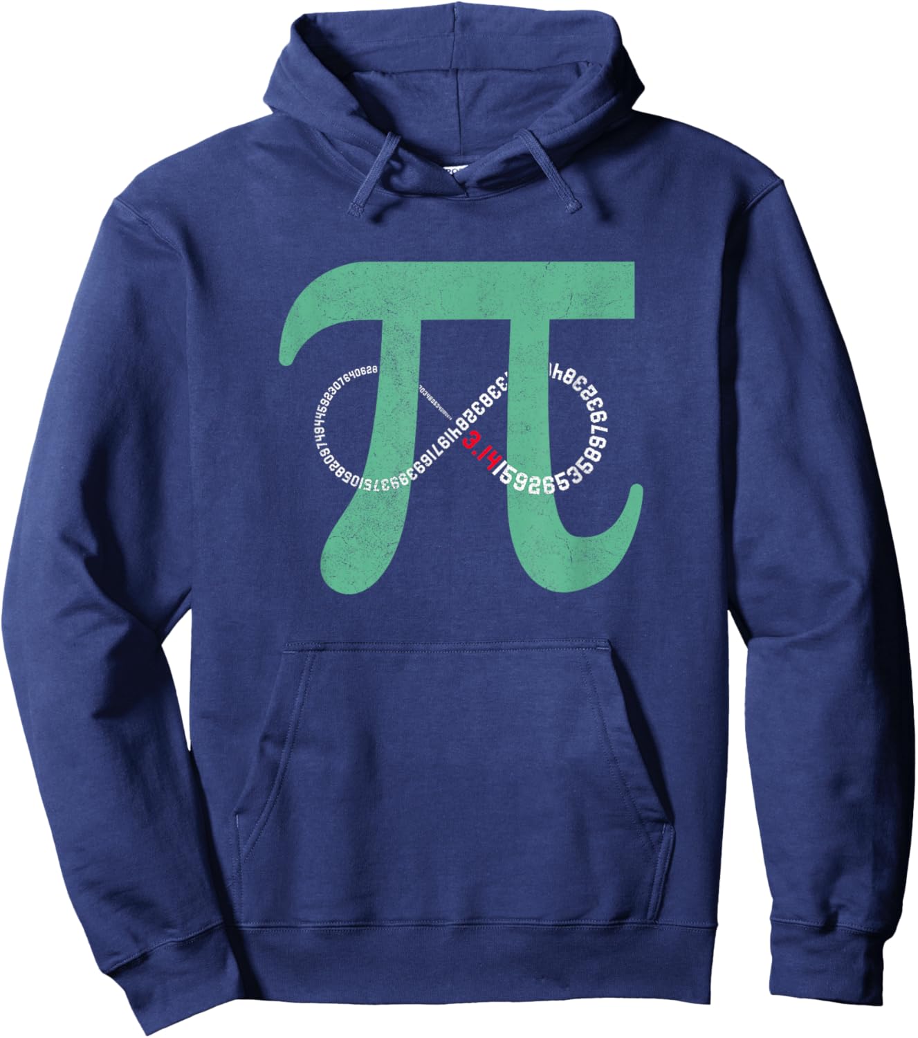 Pi Day Math Teacher Math Lover Hoodie - Hoodie | Navy