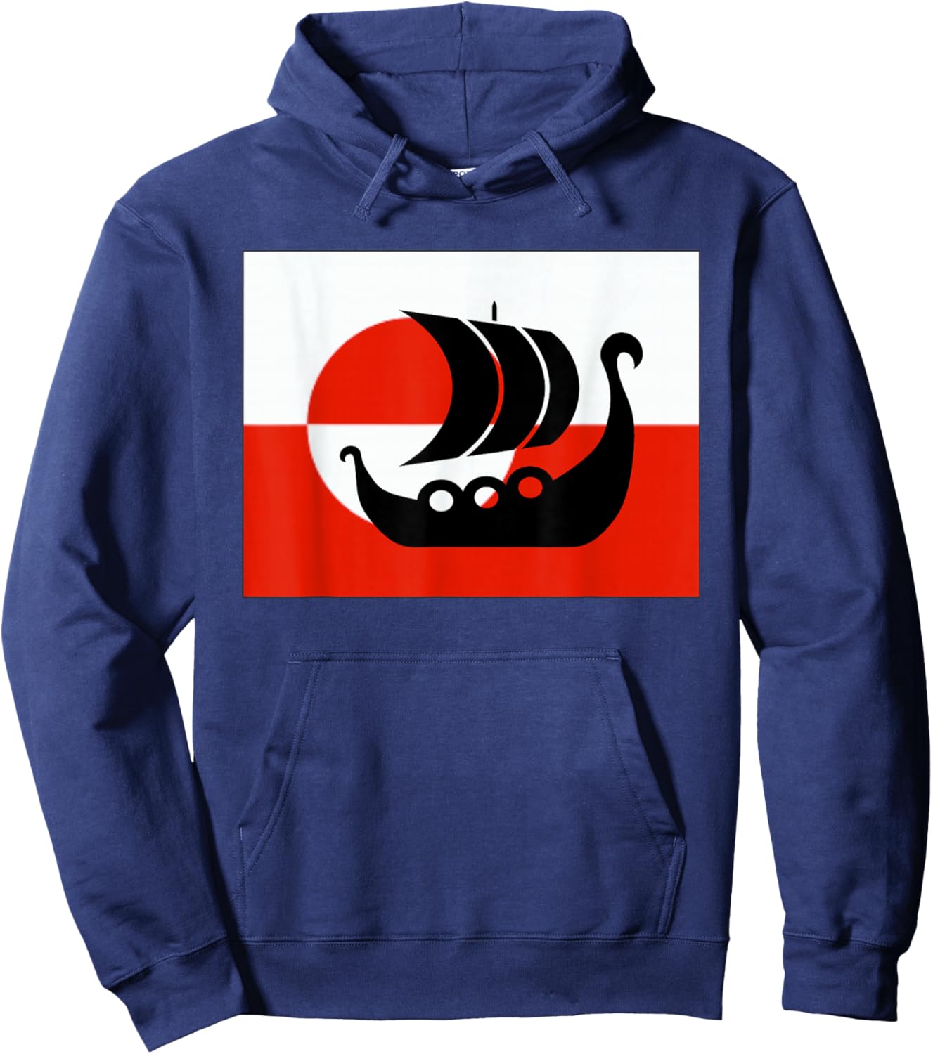Denmark Greenland Flag is Not for Sale Support Danish Design Hoodie - Hoodie | Navy