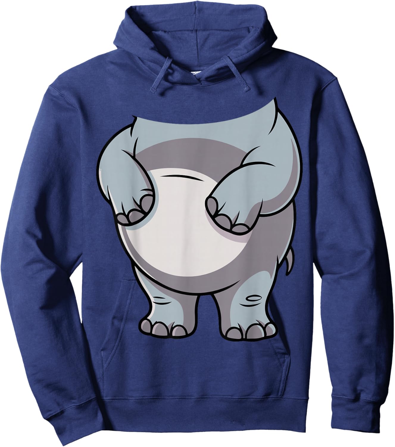 Hippo Shirt Adult Kids Men Women Hippopotamus Costume Hoodie - Hoodie | Navy