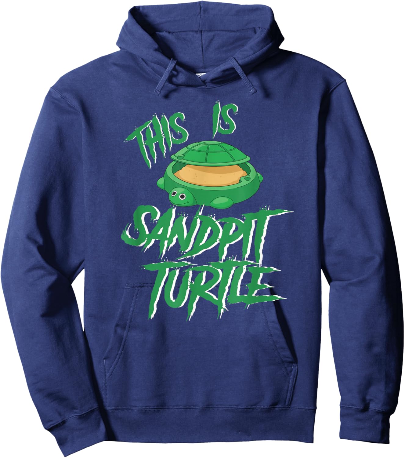 This is Sandpit Turtle Metal Music Meme Hoodie - Hoodie | Navy