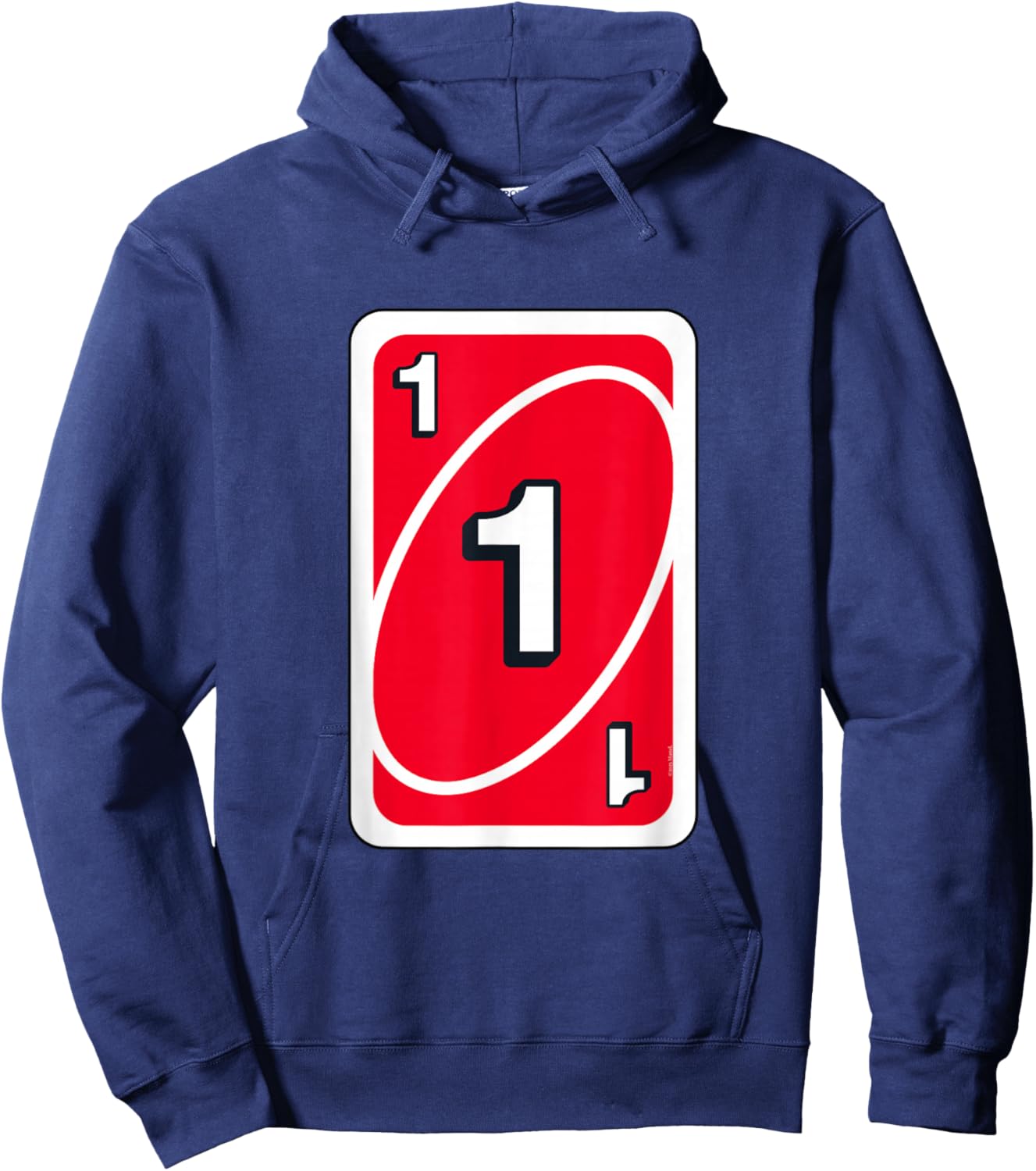 UNO Halloween Red 1" Card Hoodie - Hoodie | Navy