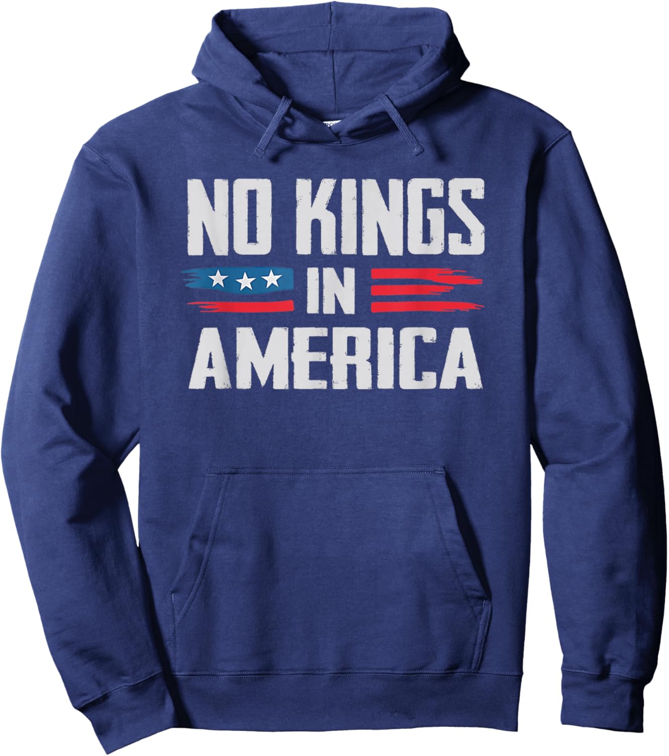 No Kings in America Hoodie - Hoodie | Navy