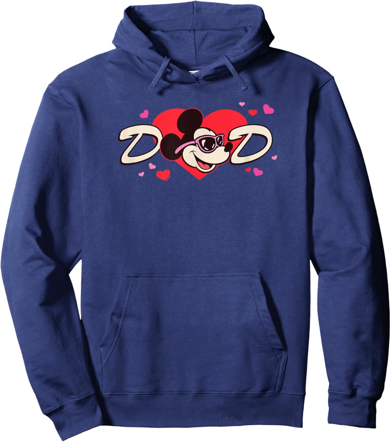 Disney Valentine's Day Dad Gift Family Matching Trip Hoodie - Hoodie | Navy