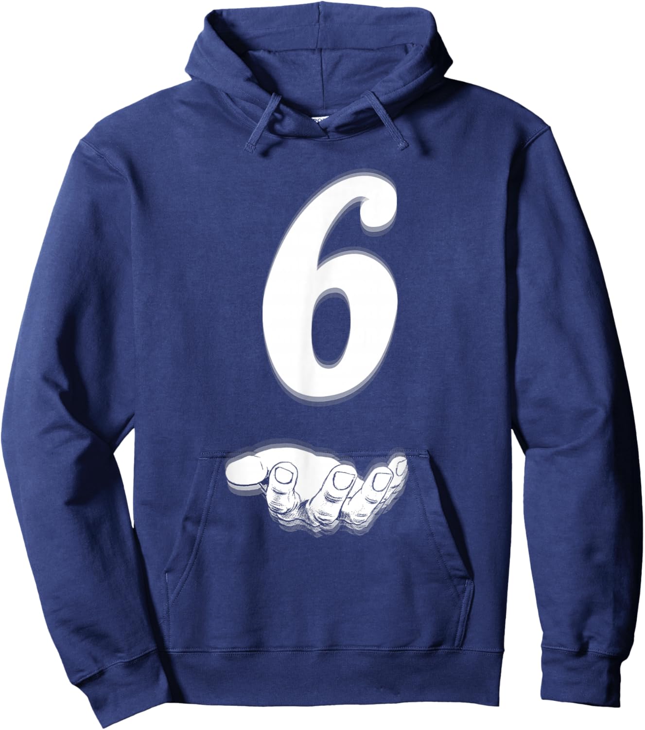 Funny Six Seven Meme 6 7 Halloween Costume Matching 6 Hoodie - Hoodie | Navy
