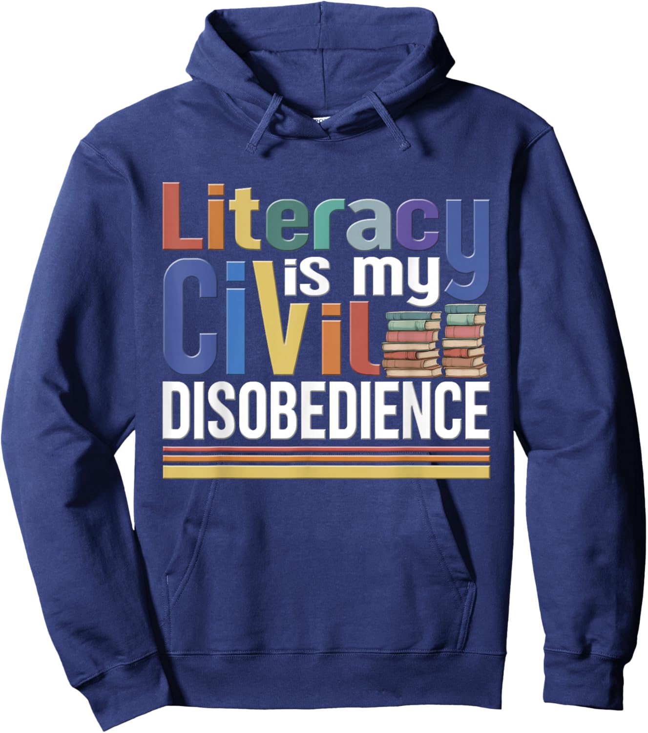 Banned Books Week Read Reading Book Lover Librarian Hoodie - Hoodie | Navy