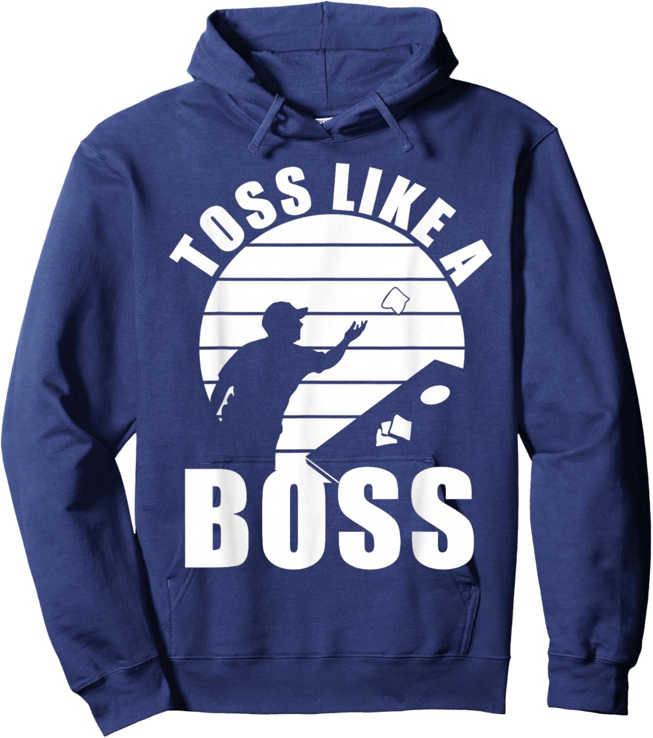 Cornhole Art Women Adult Cornhole Player Corn Hole Hoodie - Hoodie | Navy