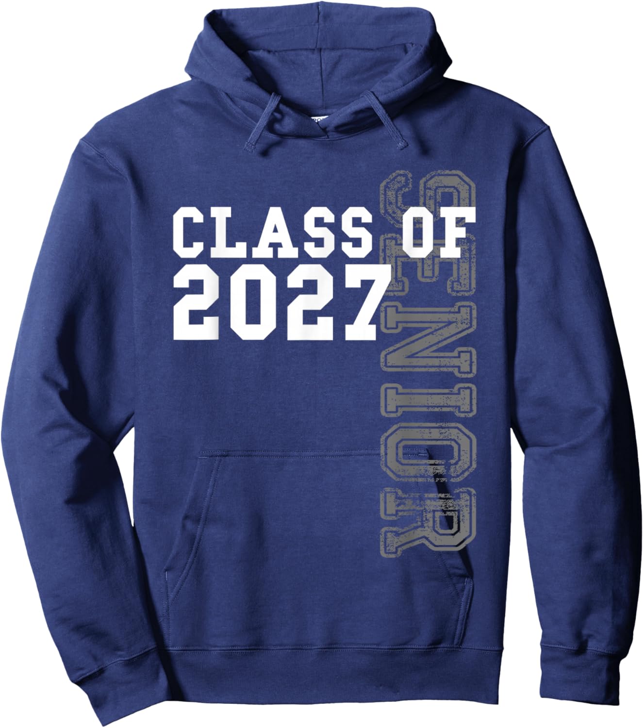 Senior Class of 2027 - Graduation Year High School & College Hoodie - Hoodie | Navy