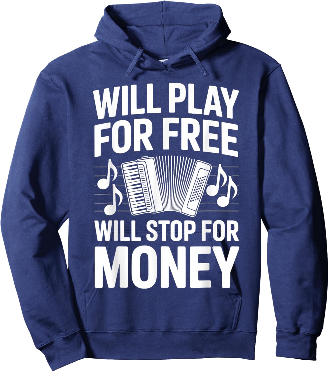 Accordion Art Women Accordionist Accordion Player Hoodie - Hoodie | Navy