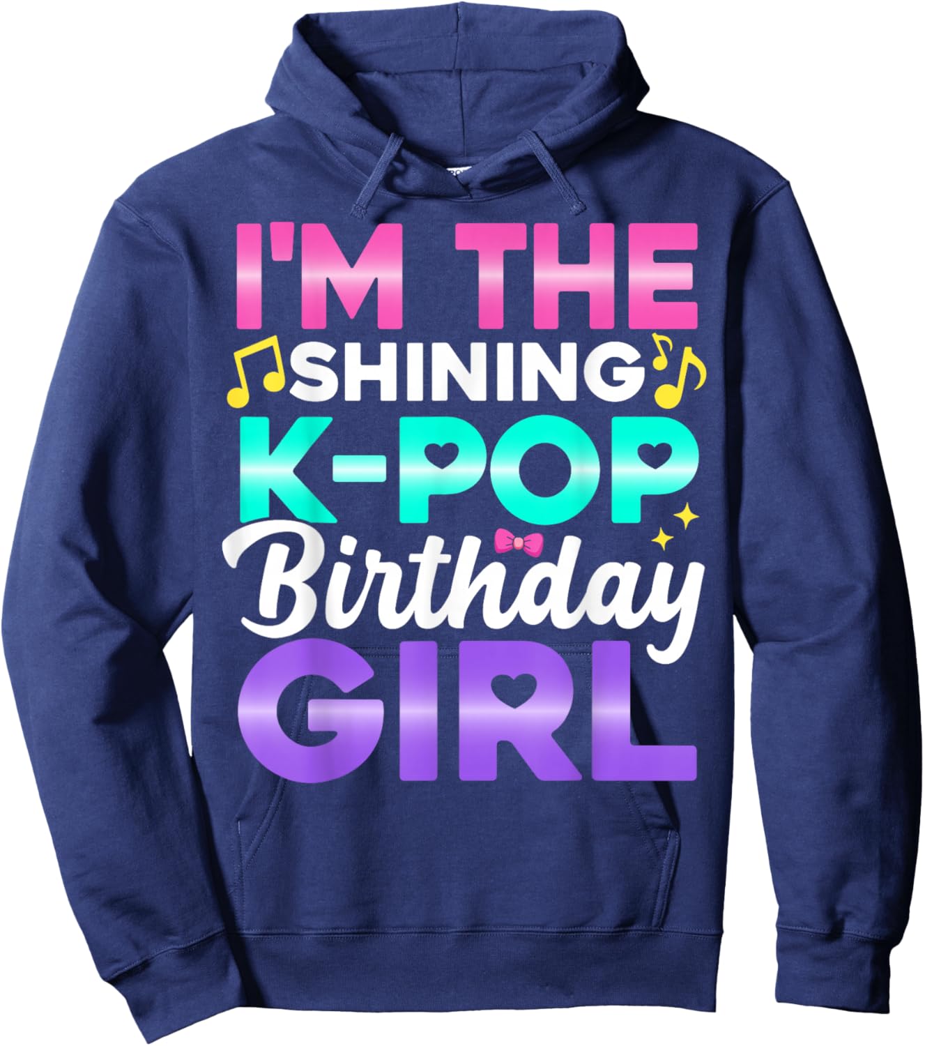 I'm The Birthday Girl Party Outfit Anime K Pop Girl Hoodie - Hoodie | Navy