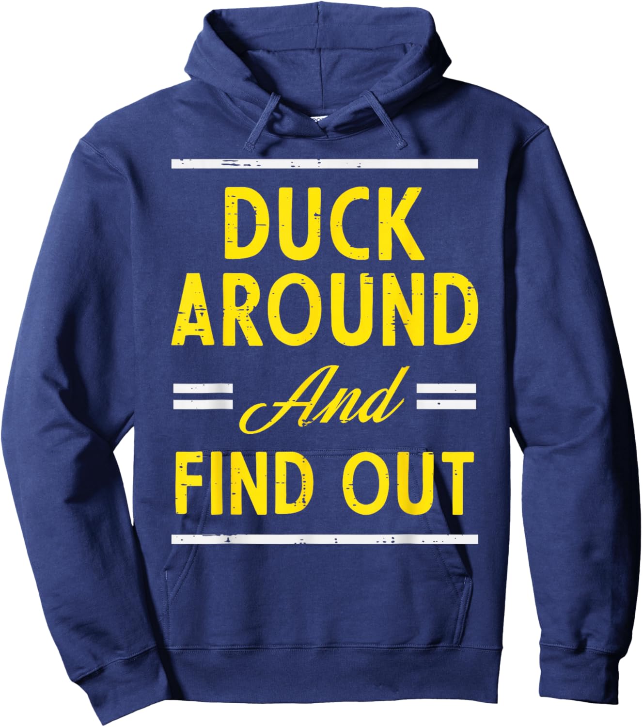 Duck Funny Men Kids Women Boys Girls Youth Teen Hoodie - Hoodie | Navy