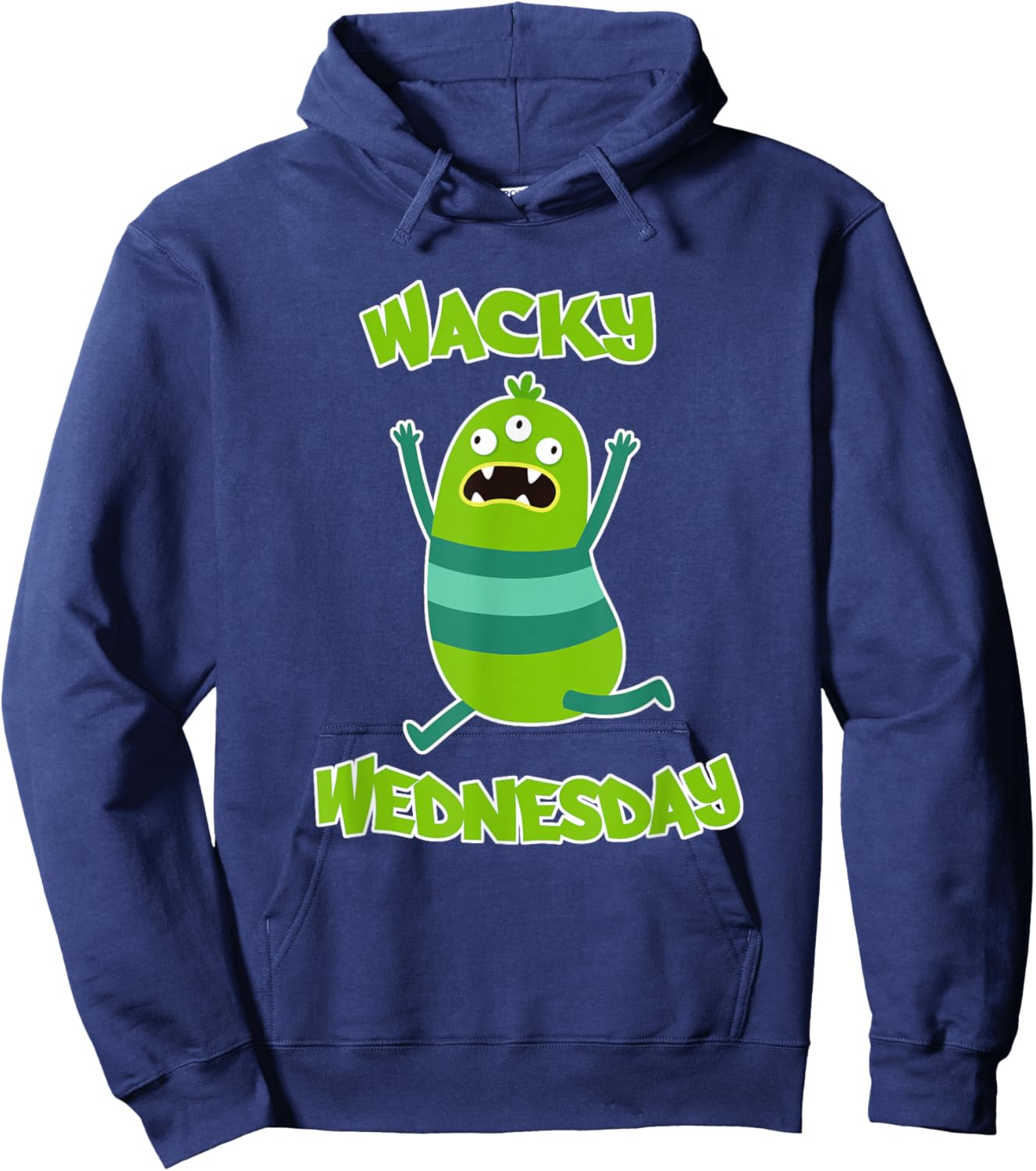 Wacky Wednesday Kids and Teachers | Mismatch Day Spirit Week Hoodie - Hoodie | Navy
