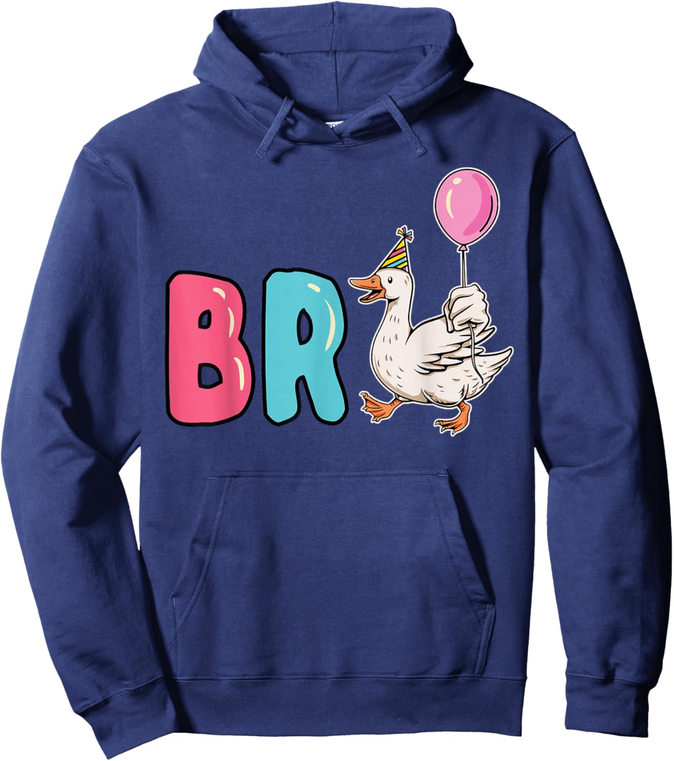 Birthday Silly Bro Goose Silliest Squad Family Matching Hoodie - Hoodie | Navy
