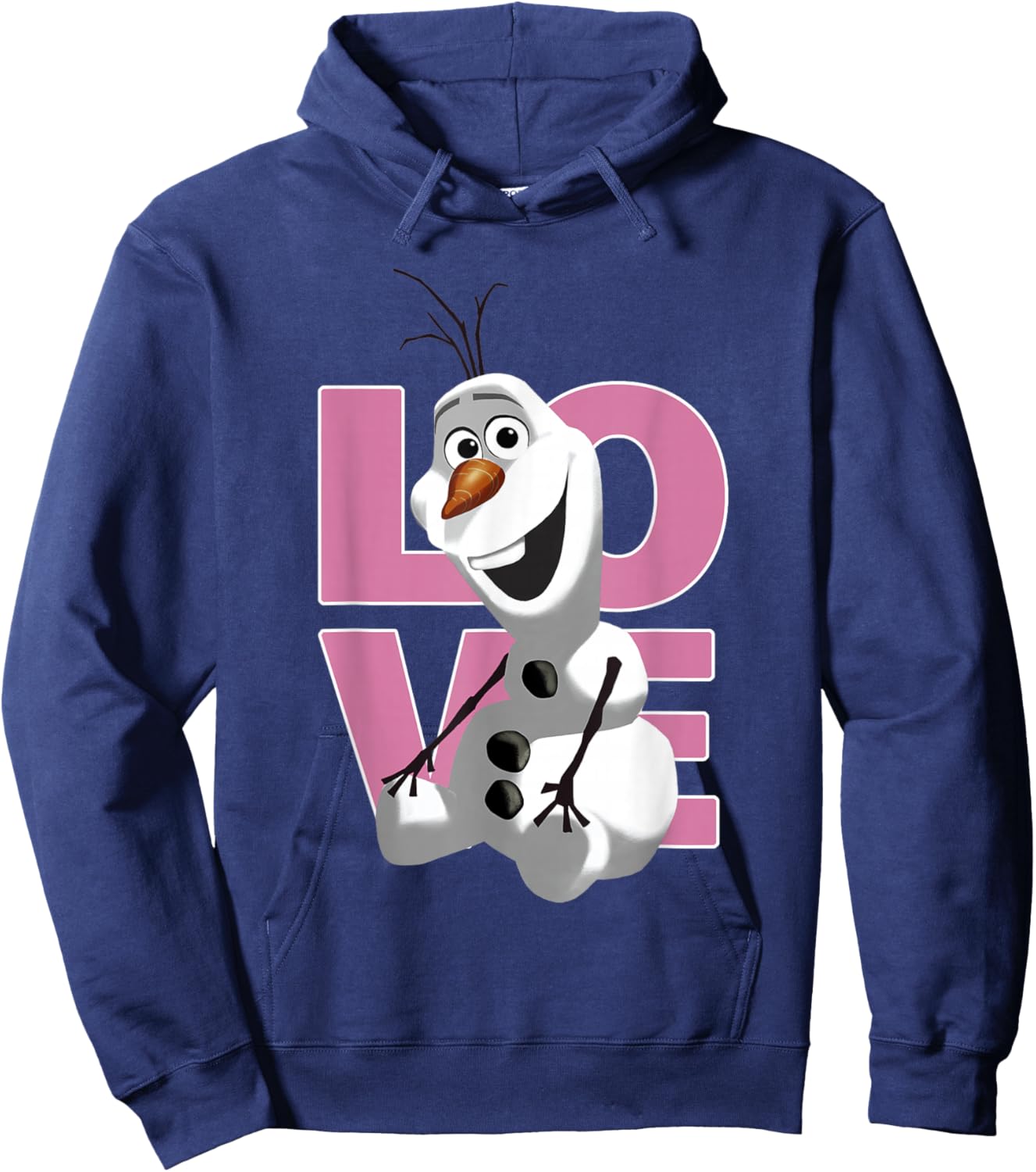 Disney Frozen Valentine's Day Love from Olaf Cute Pose Hoodie - Hoodie | Navy