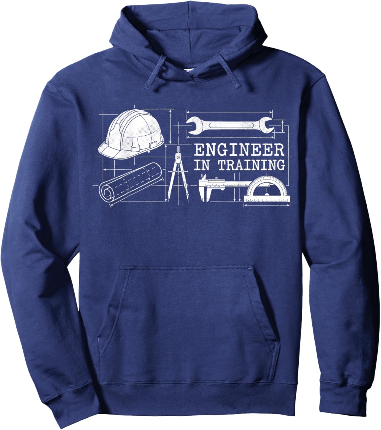 Engineer in Training Future Engineer Engineering Hoodie - Hoodie | Navy