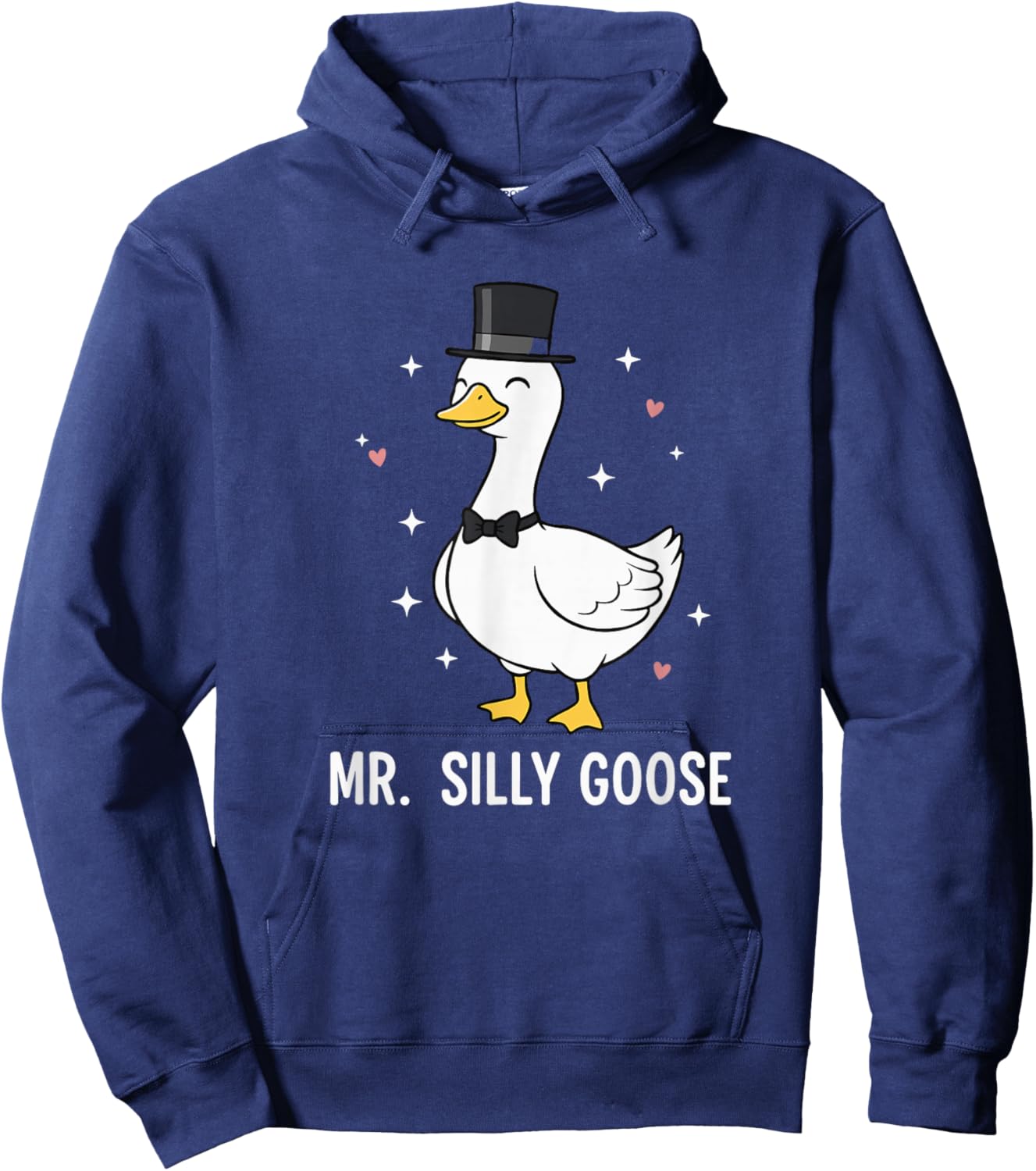 Mr Silly Goose Funny Bride Wedding Matching Hoodie - Hoodie | Navy