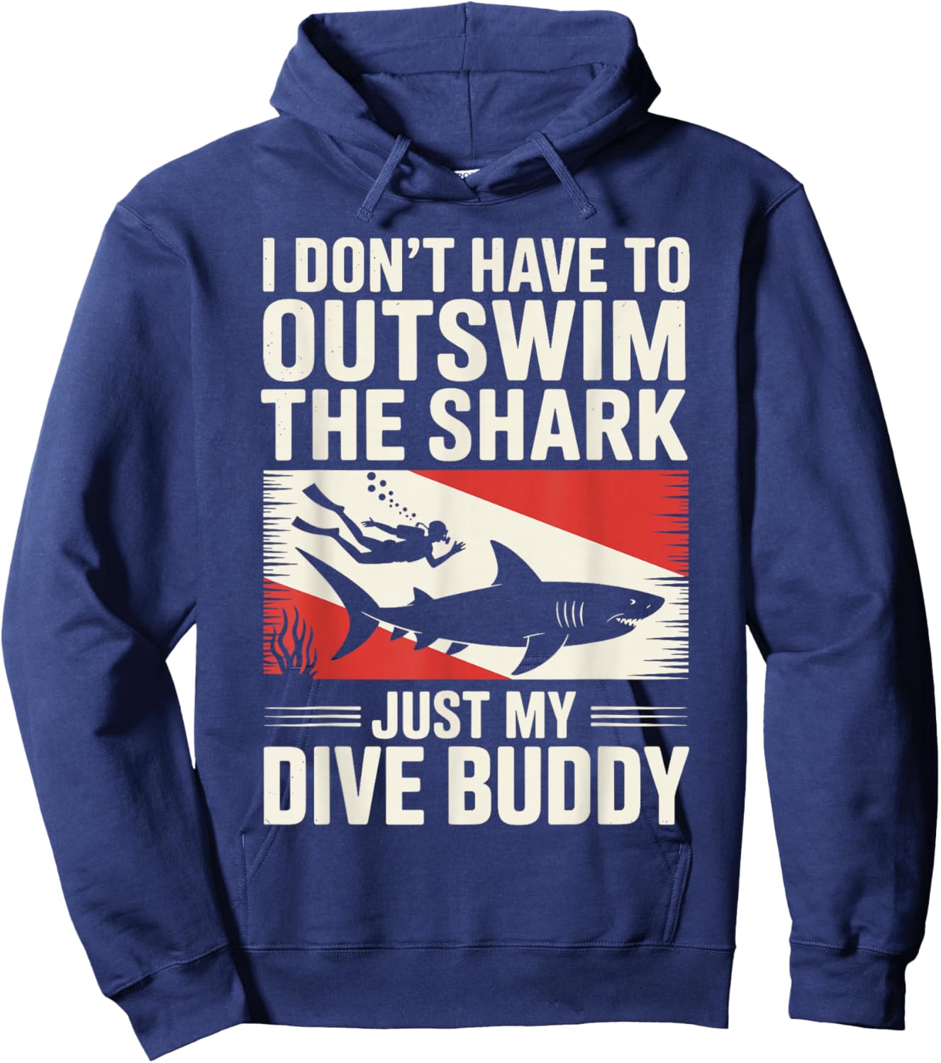 Funny Scuba Diving Art Women Scuba Dive Scuba Diver Hoodie - Hoodie | Navy