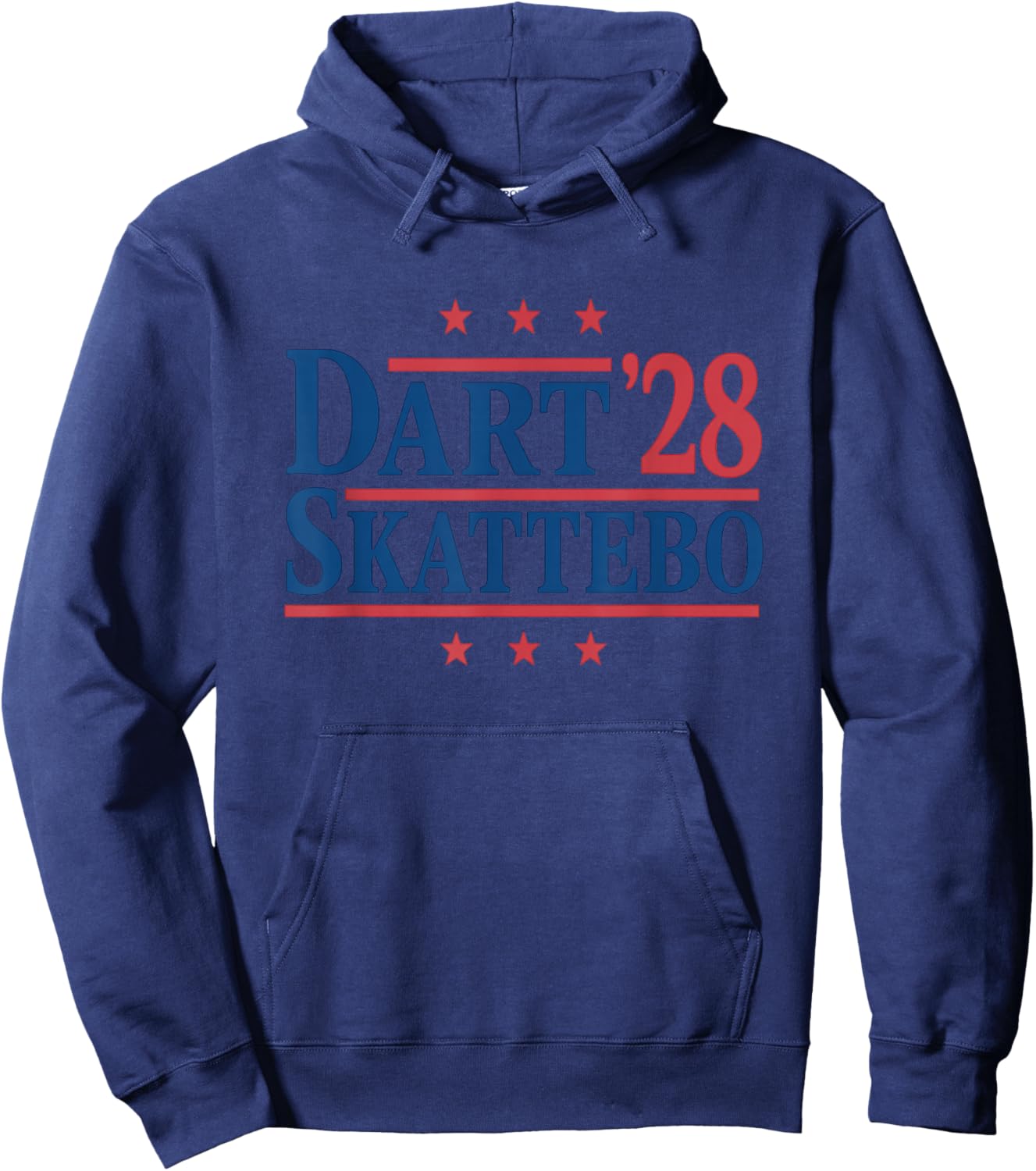 Dart Skattebo Satire 2028 Election Joke for New York Lovers Hoodie - Hoodie | Navy