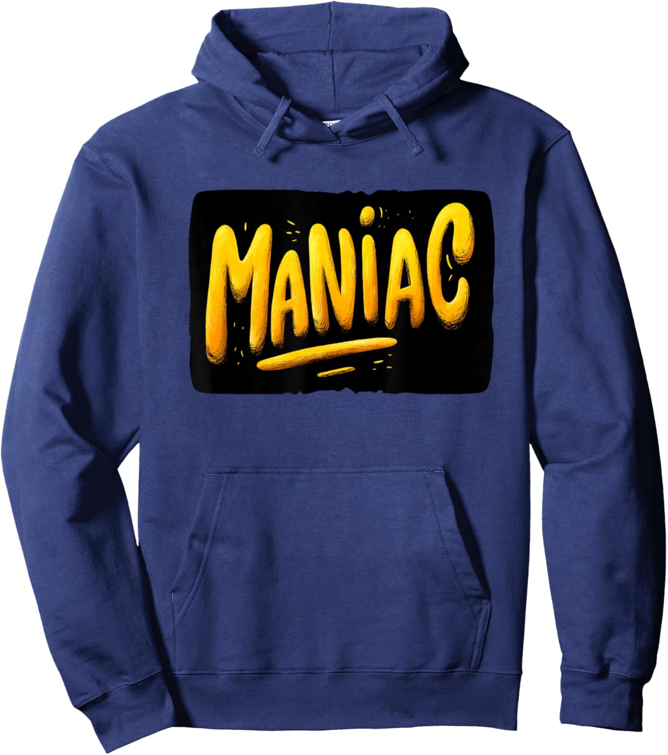Awesome Maniac Graphic Costume Hoodie - Hoodie | Navy