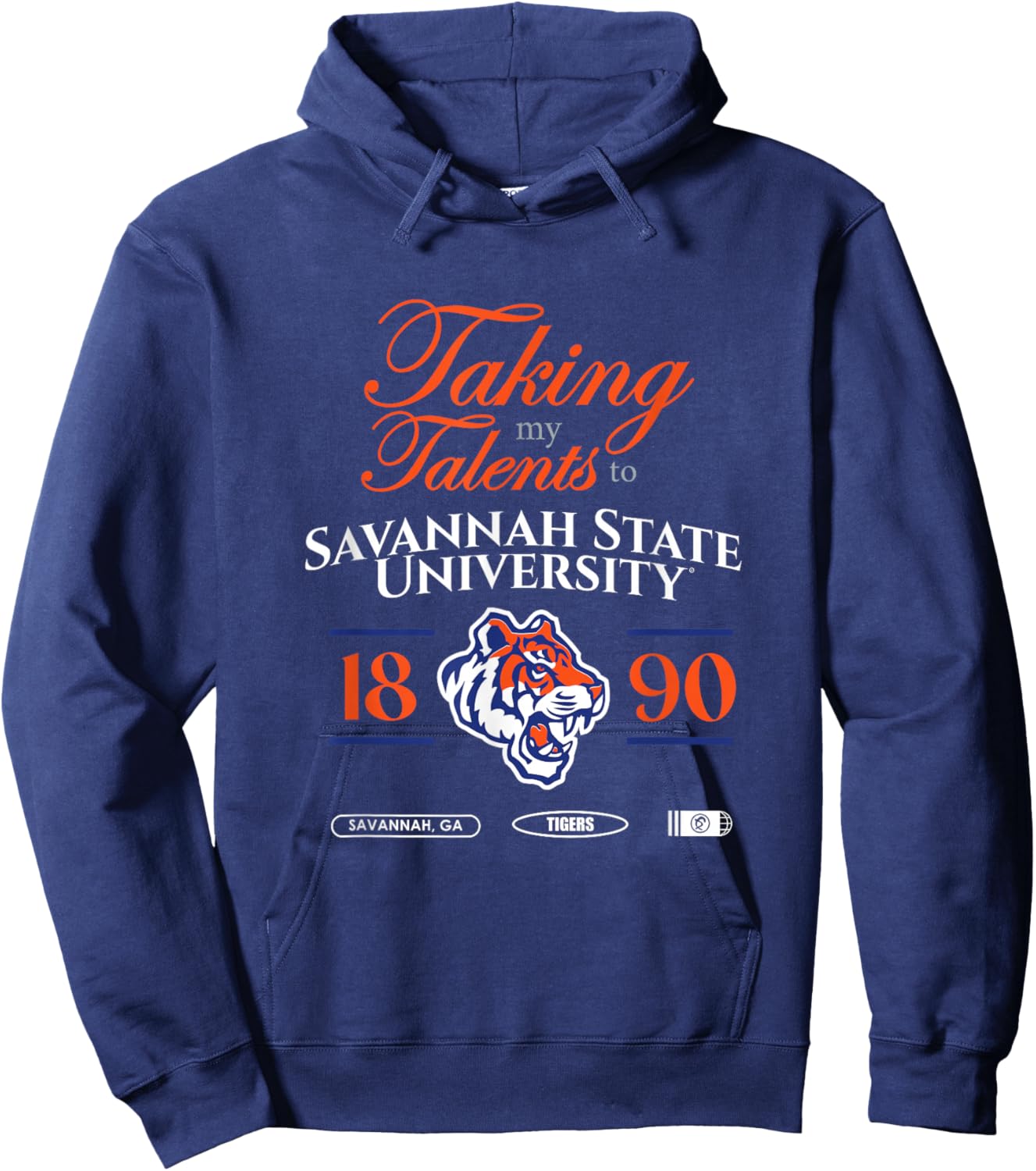 Taking My Talents to Savannah State University Signing Day Hoodie - Hoodie | Navy
