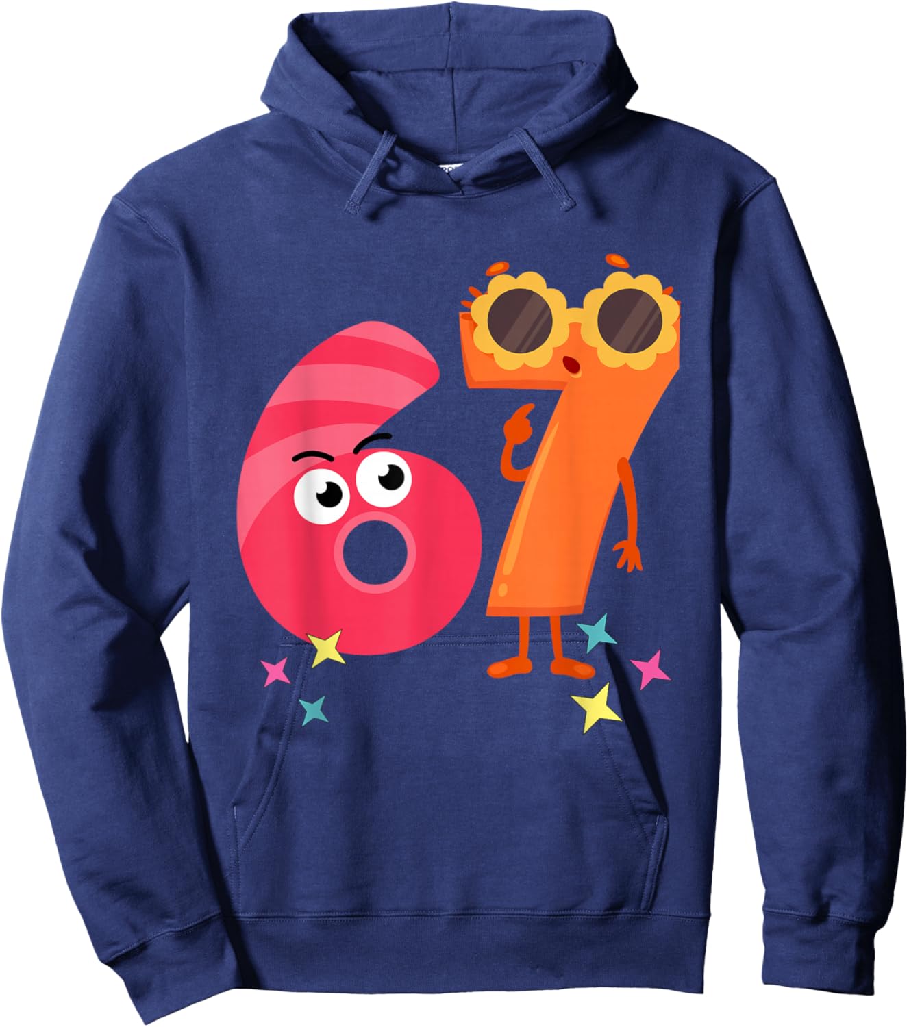 6 7 for Teacher (six Seven) Hoodie - Hoodie | Navy