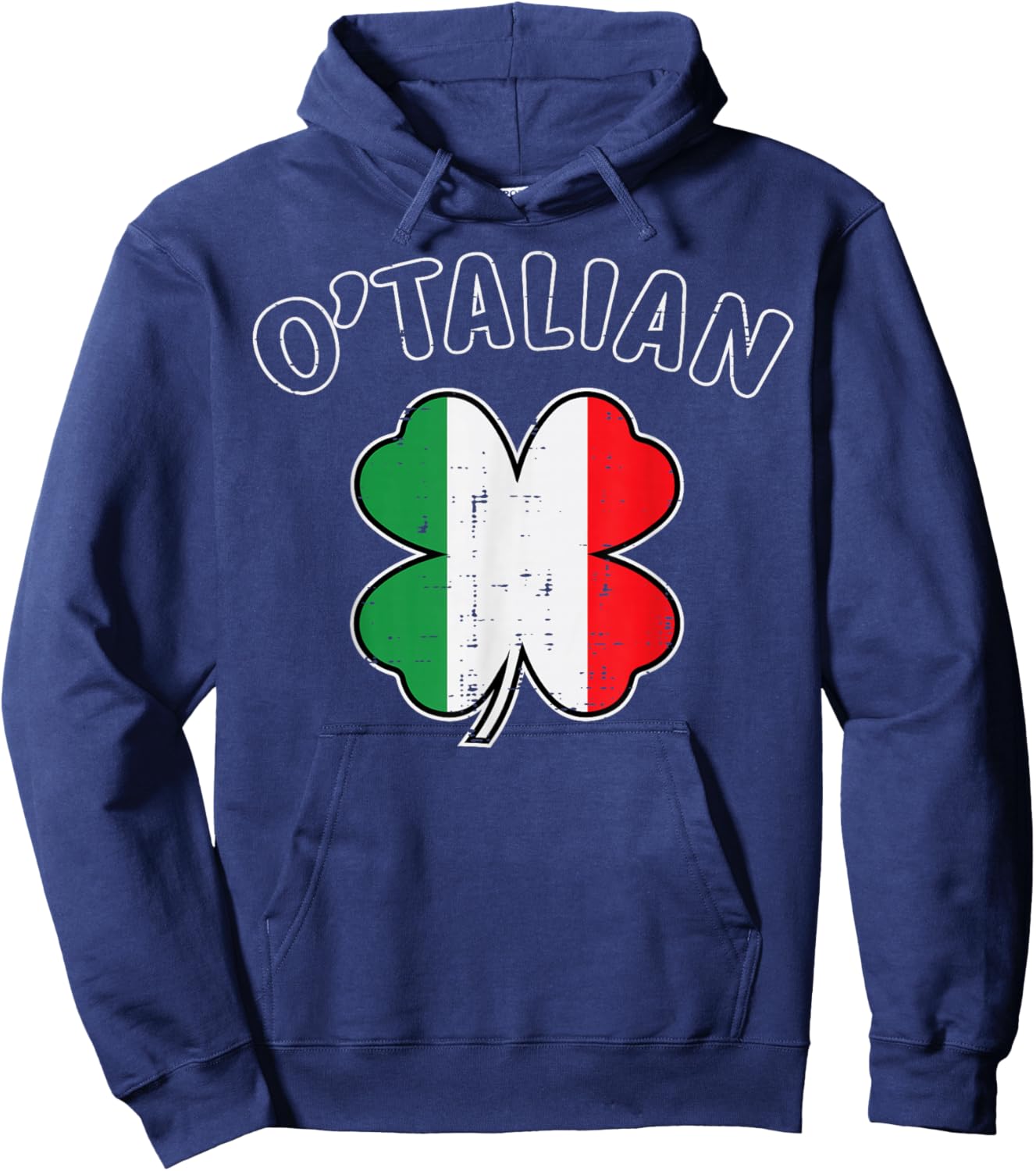 St Patricks Day Shamrock Otalian Saint Paddys Men Women Kids Hoodie - Hoodie | Navy