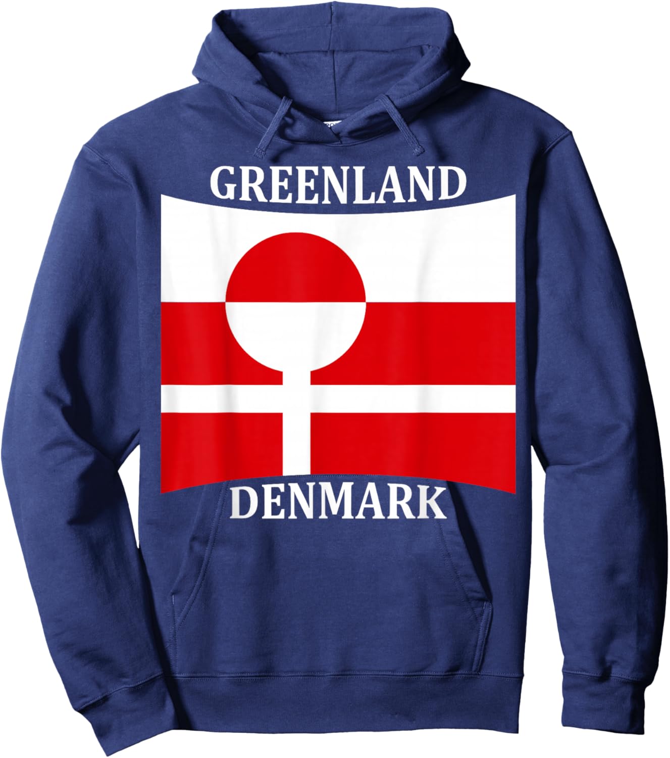 Greenland Denmark Flag United Stand Together Support Freedom Hoodie - Hoodie | Navy