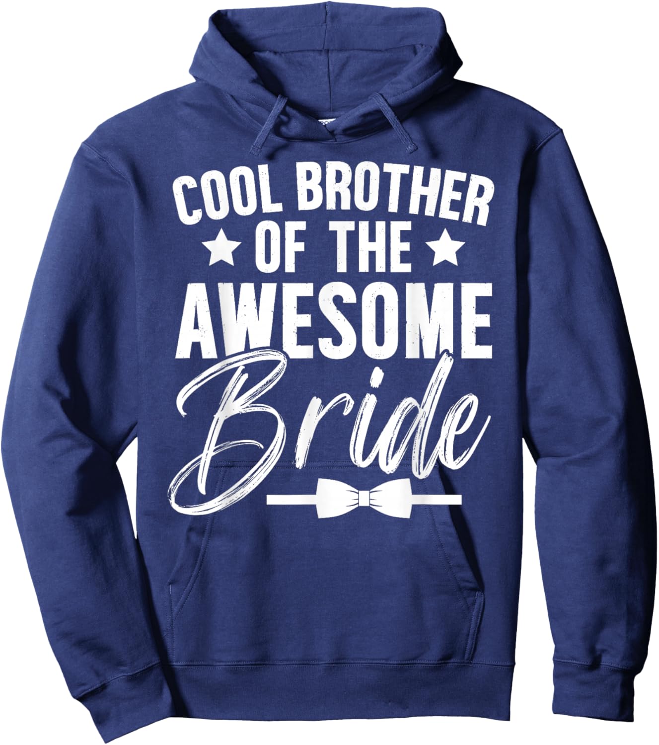 Cool Brother of The Bride Brother Bride's Brother Hoodie - Hoodie | Navy